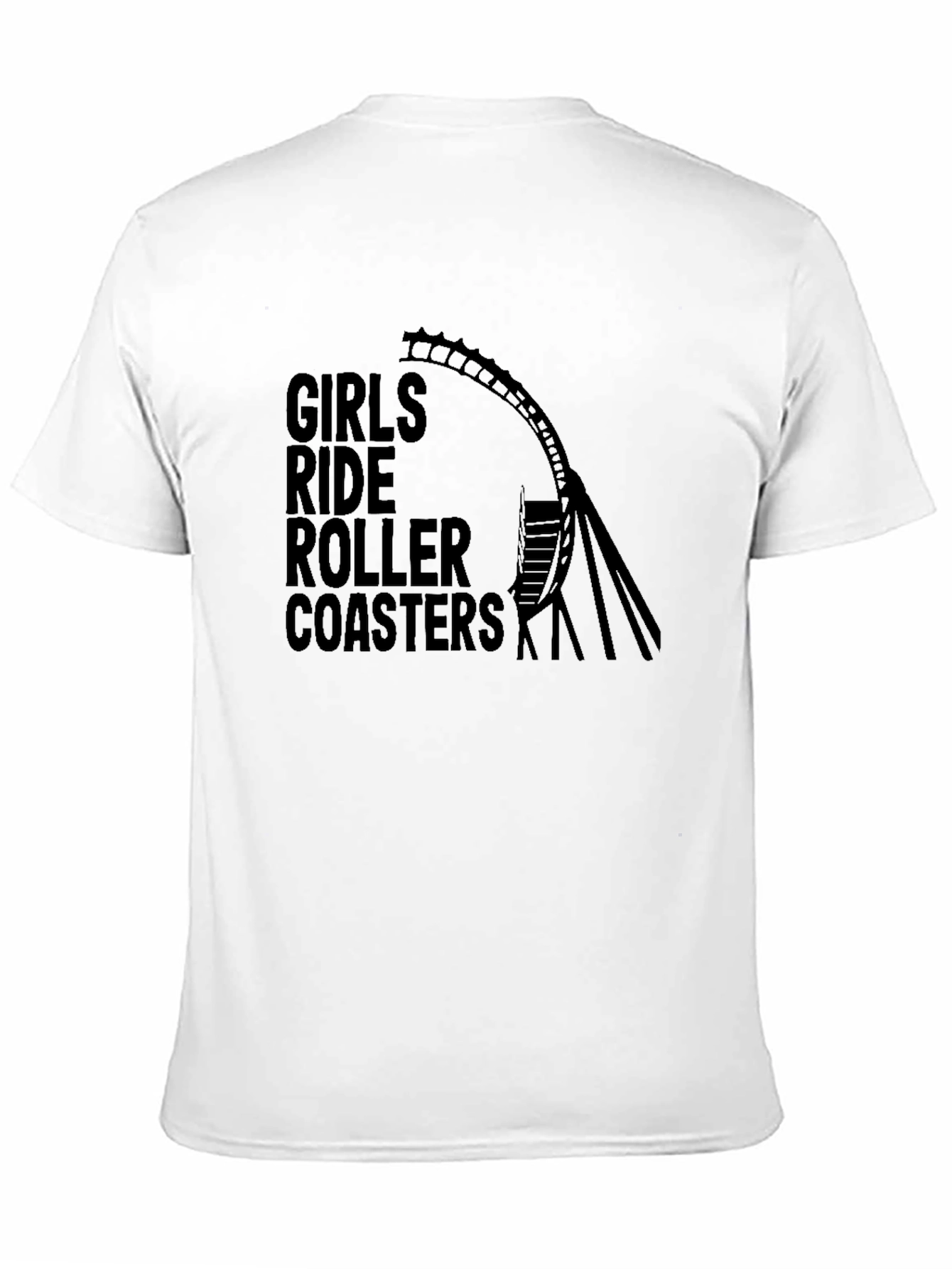 Girls Ride Roller Coasters Graphic Tee