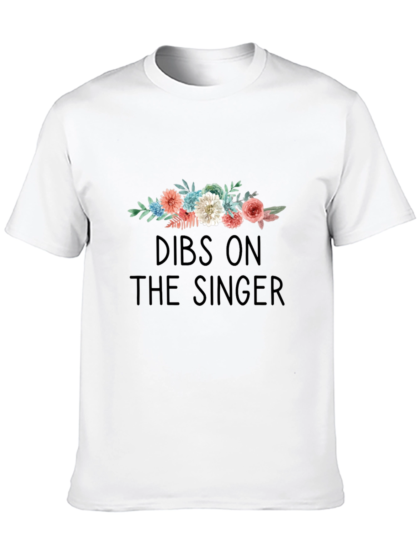 Dibs on The Singer Floral Graphic T-Shirt