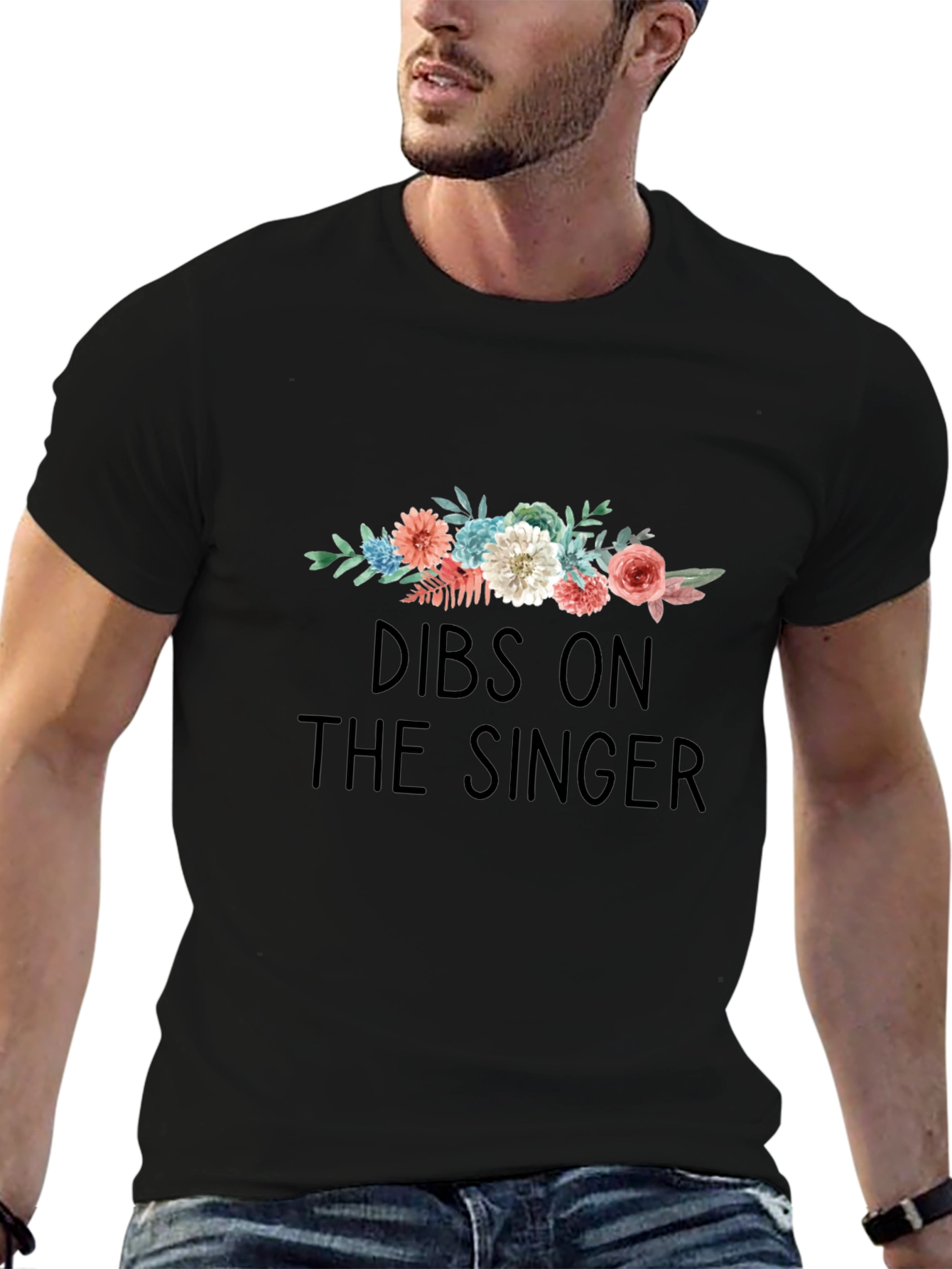 Dibs on The Singer Floral Graphic T-Shirt