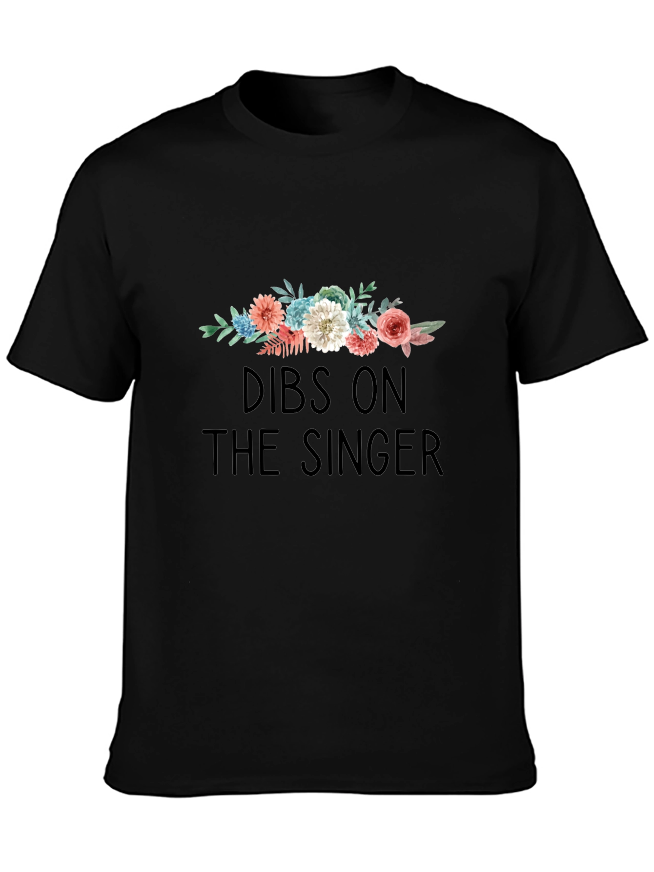 Dibs on The Singer Floral Graphic T-Shirt