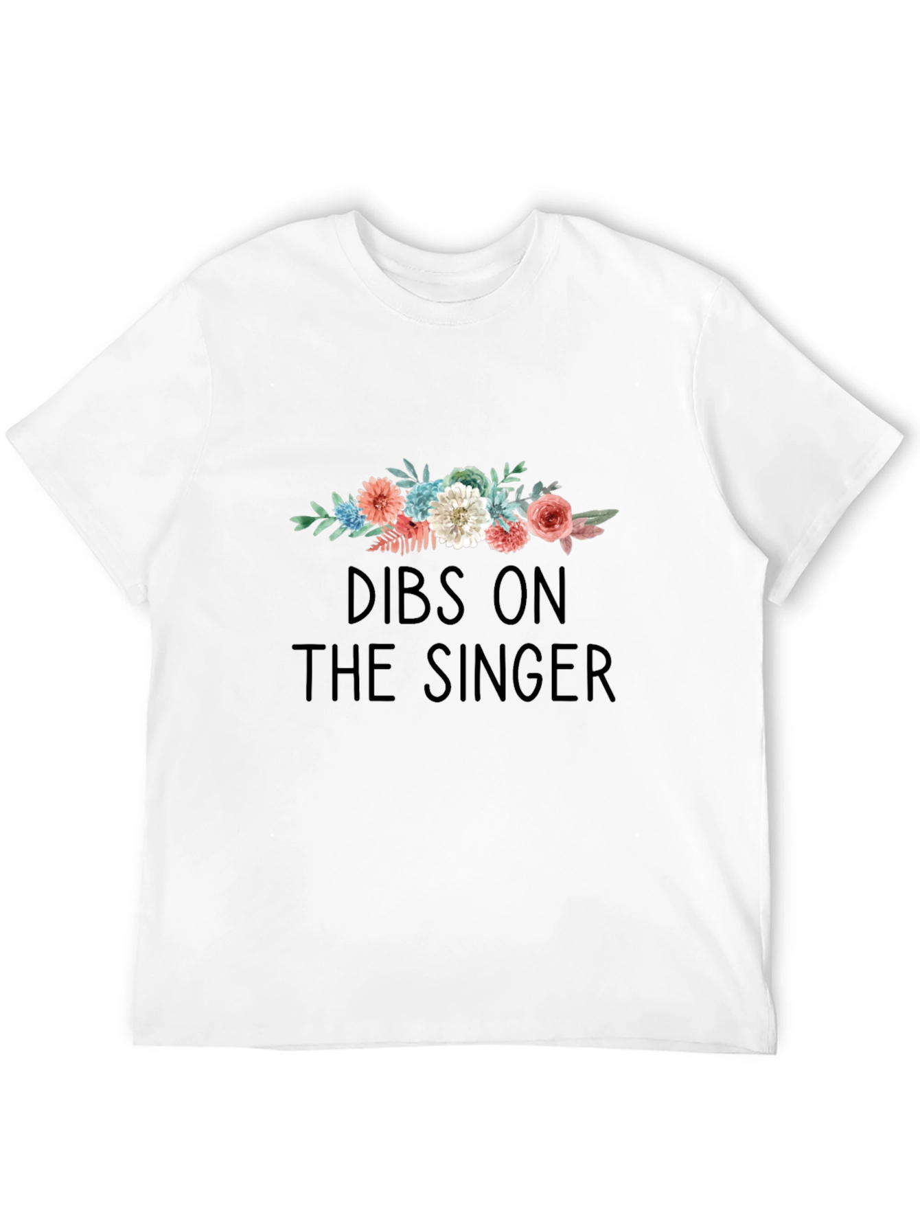 Dibs on The Singer Floral Graphic T-Shirt