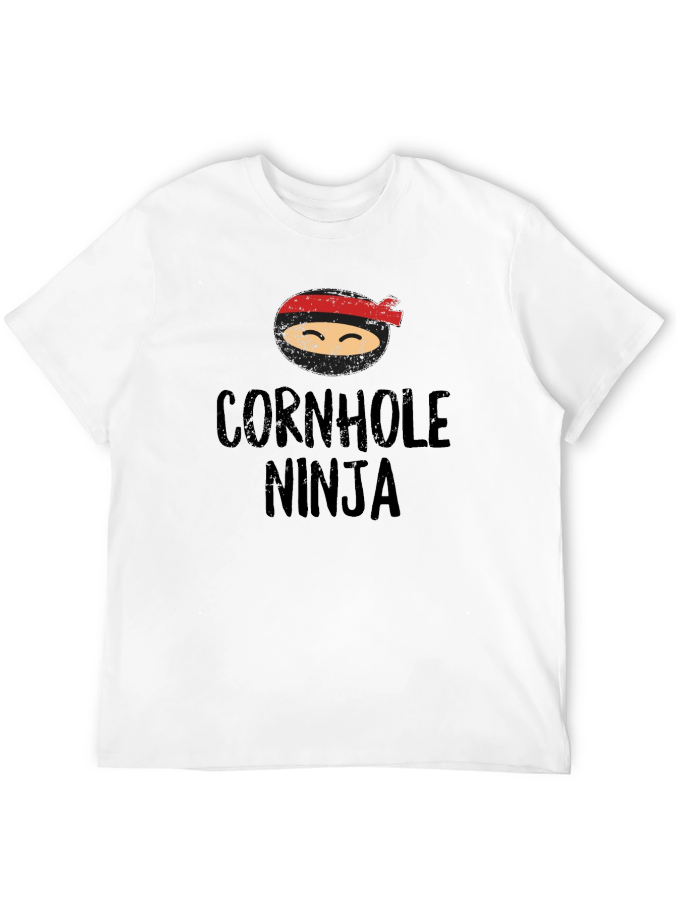 Cornhole Ninja Graphic Tee - Black