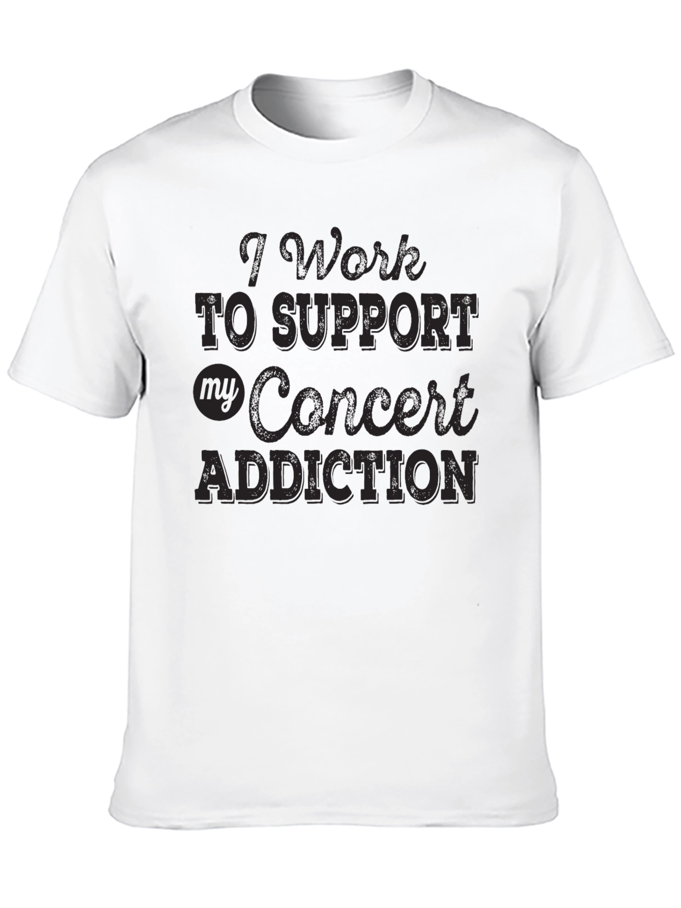 Concert Addiction Graphic Tee - Black