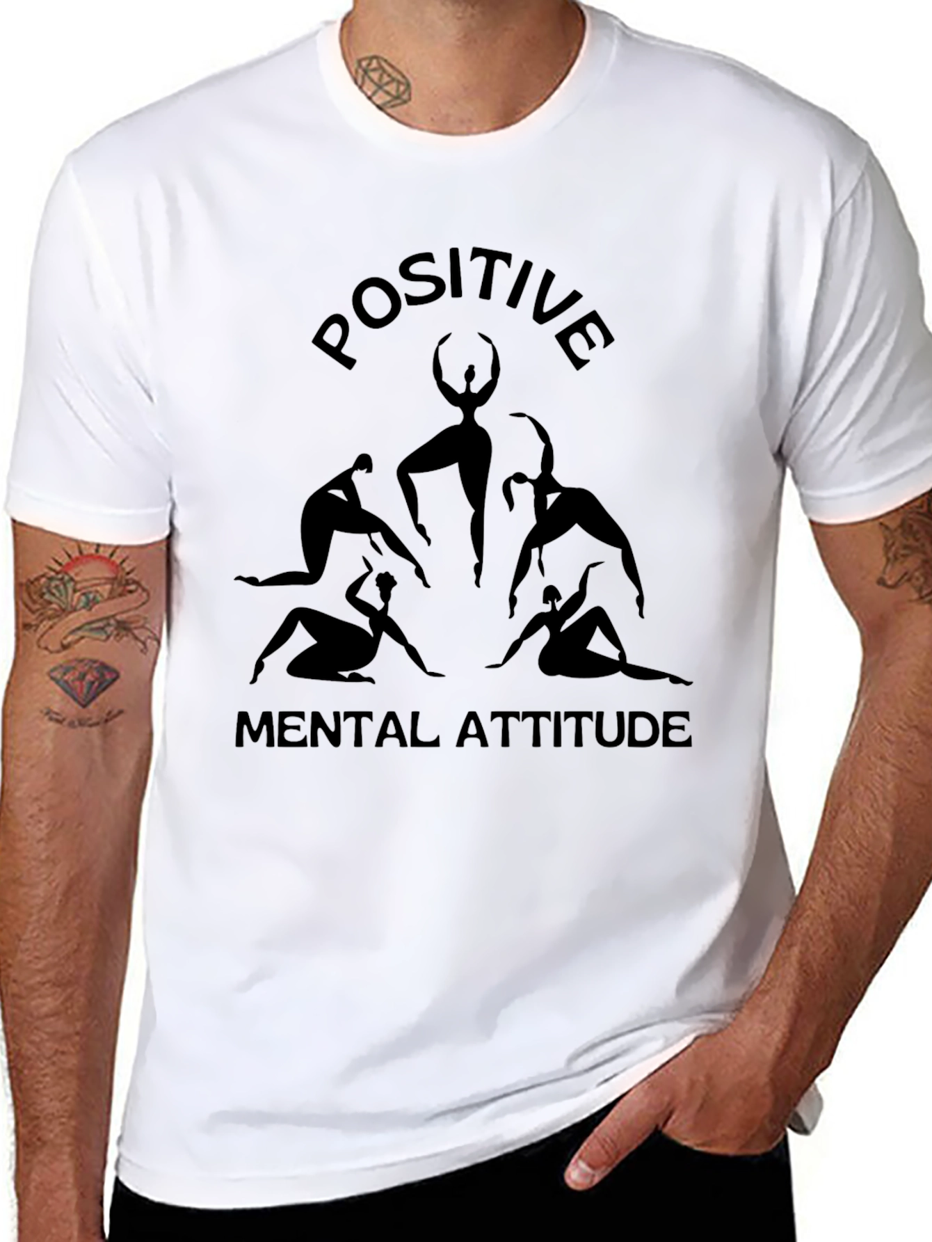 Positive Mental Attitude Graphic Tee - Black