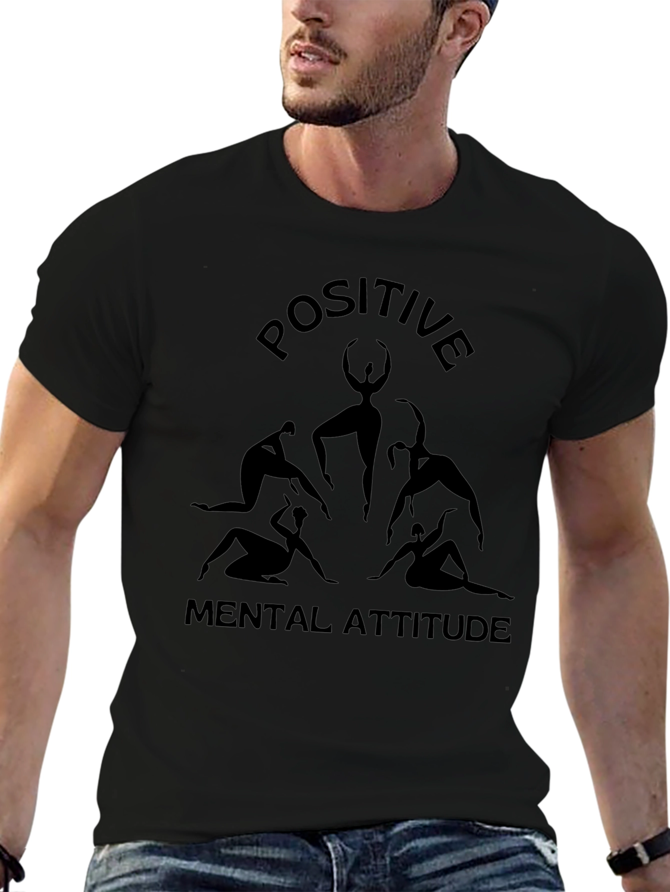 Positive Mental Attitude Graphic Tee - Black