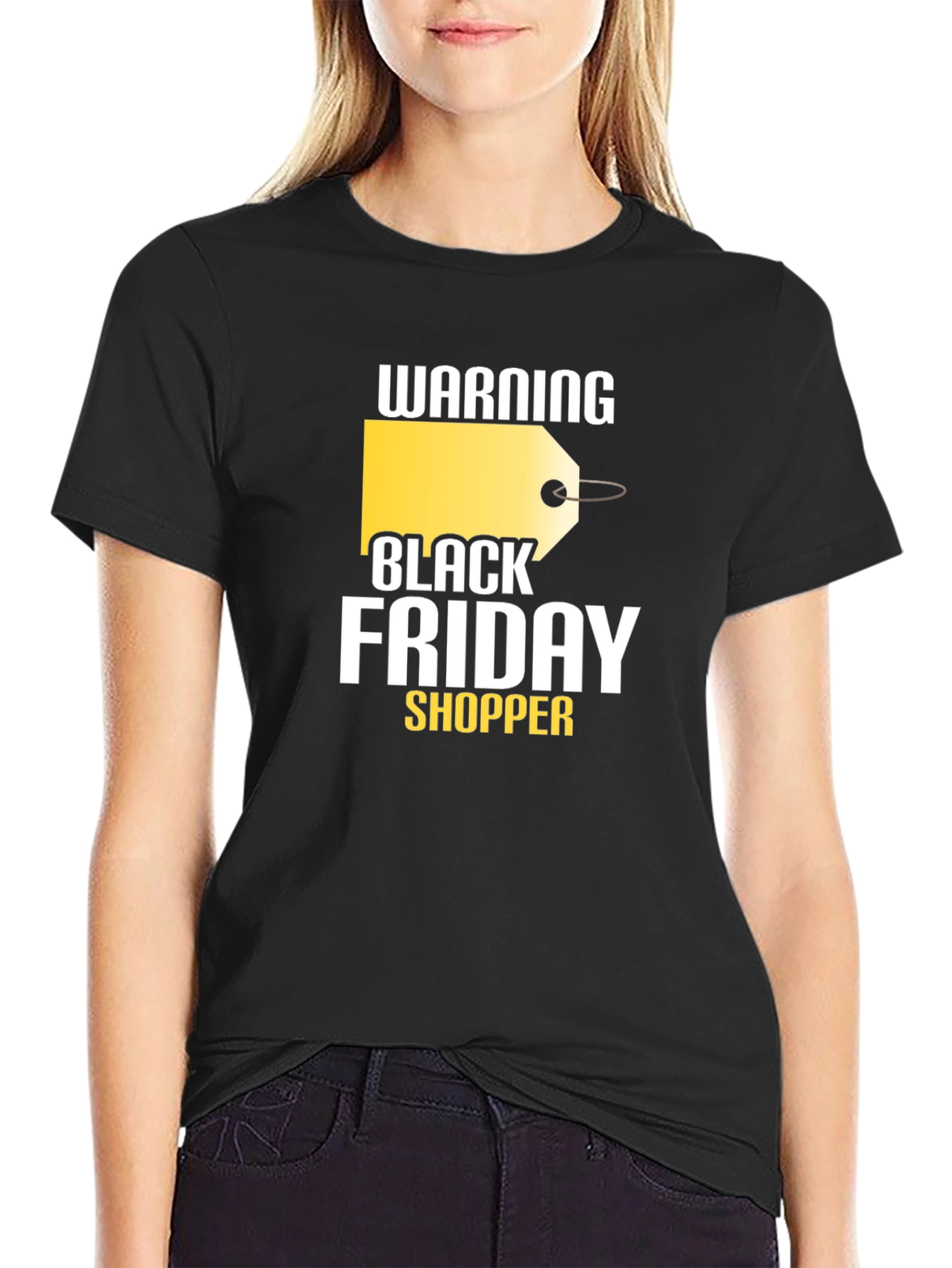 Warning Black Friday Shopper Graphic Tee