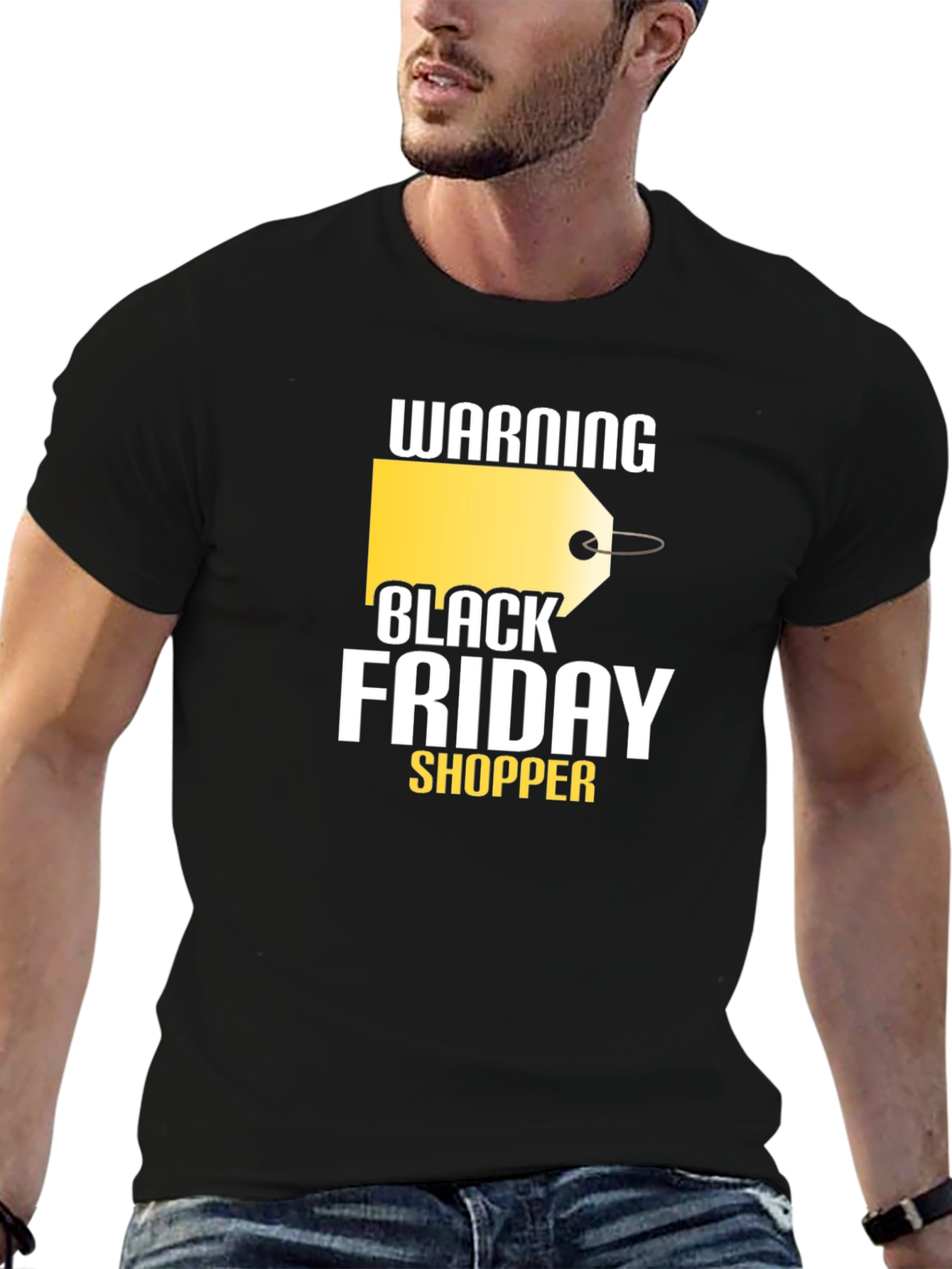 Warning Black Friday Shopper Graphic Tee