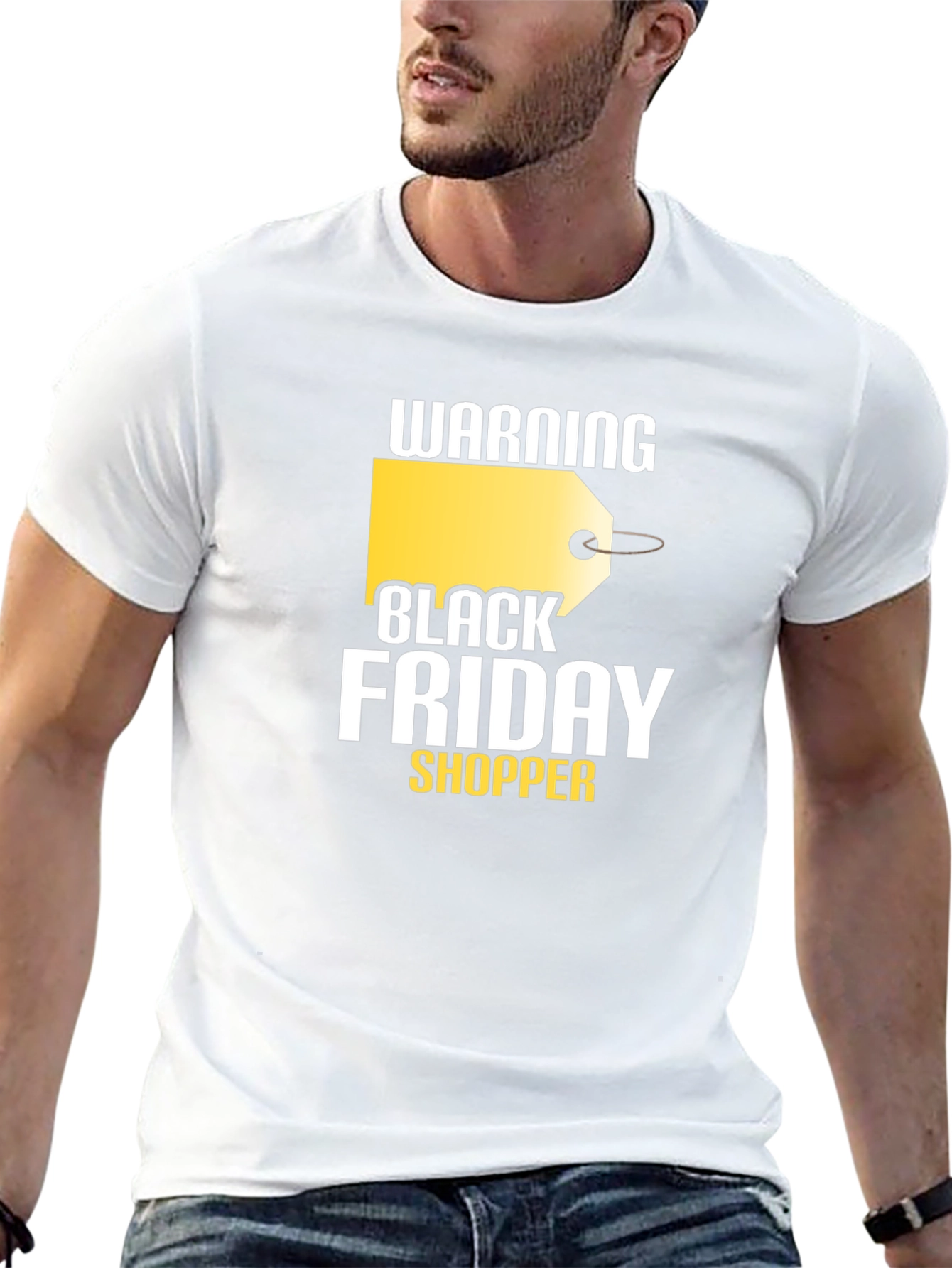 Warning Black Friday Shopper Graphic Tee