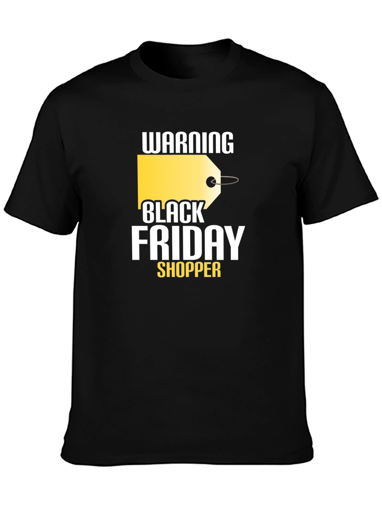 Warning Black Friday Shopper Graphic Tee
