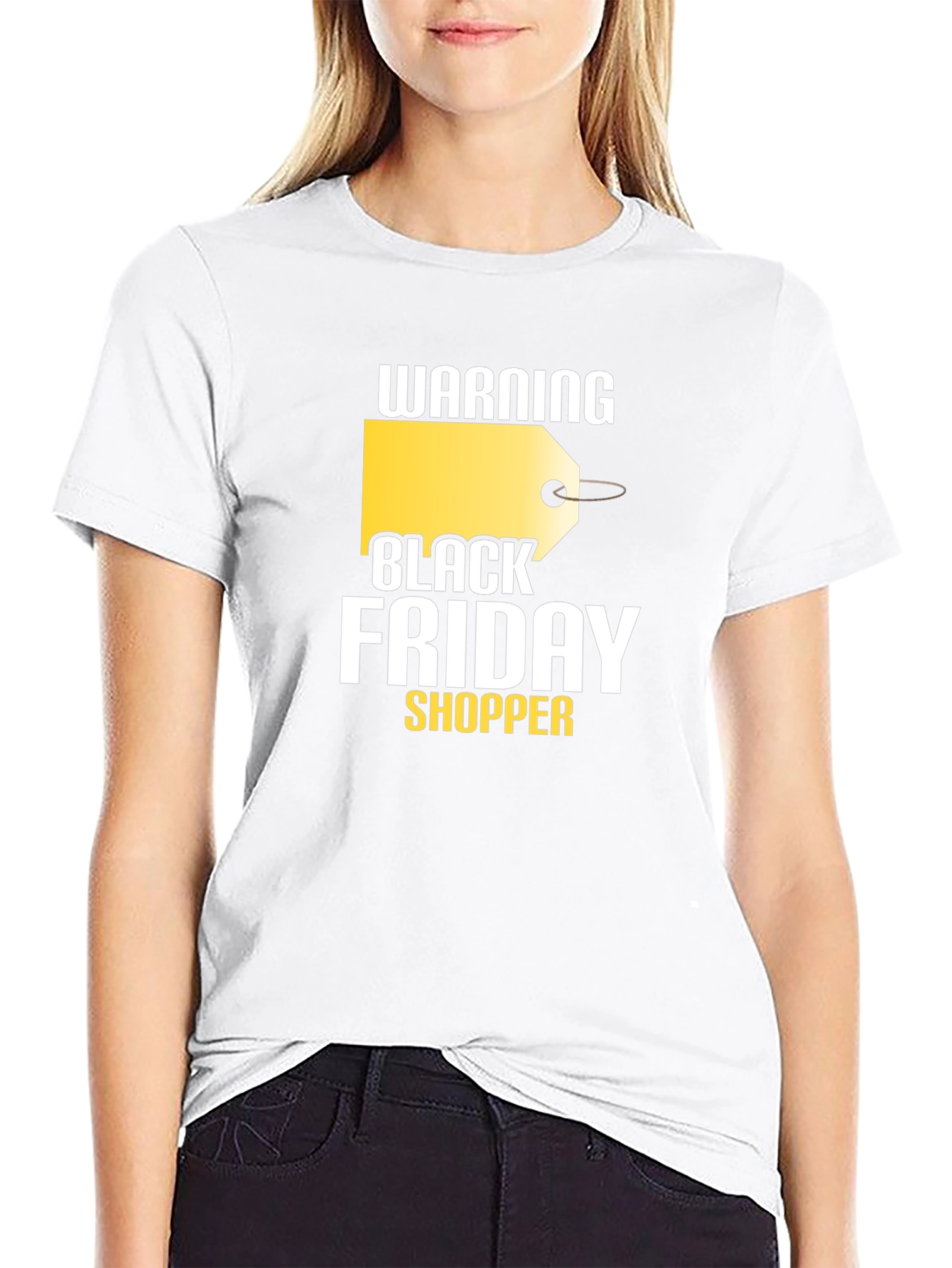 Warning Black Friday Shopper Graphic Tee