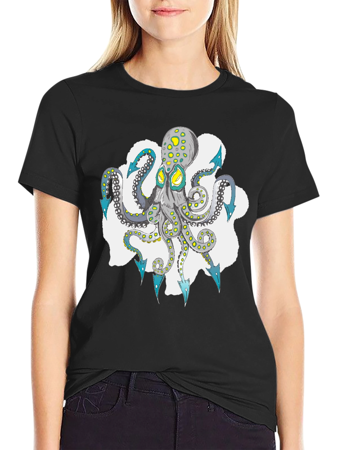Octopus Graphic Tee - Cool Sea Life Design
