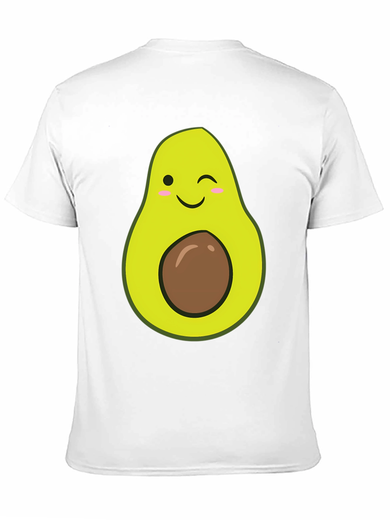 Winking Avocado Graphic Tee - Soft Black T-Shirt