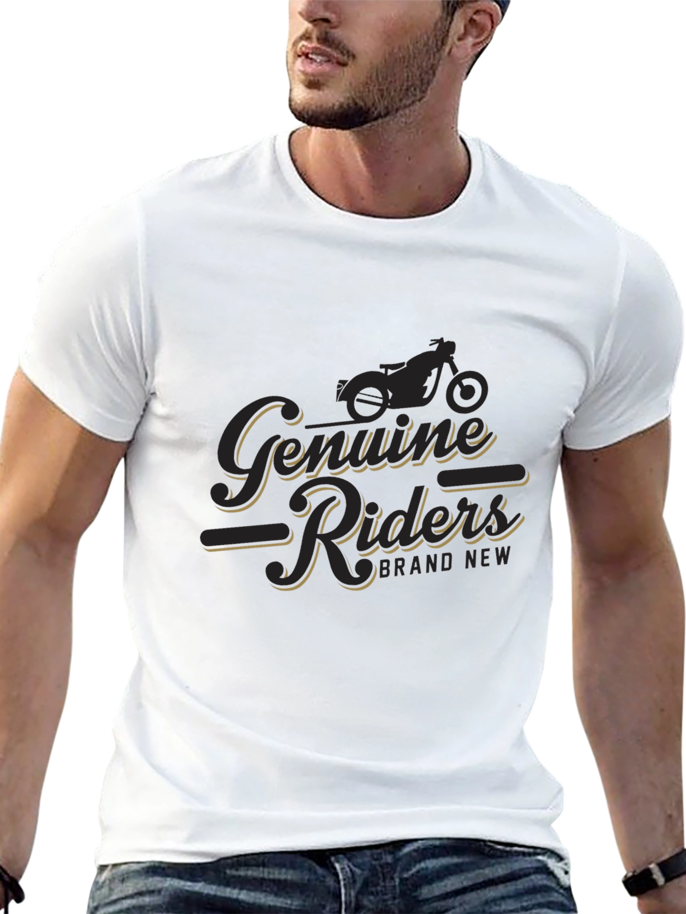 Genuine Riders Black T-Shirt