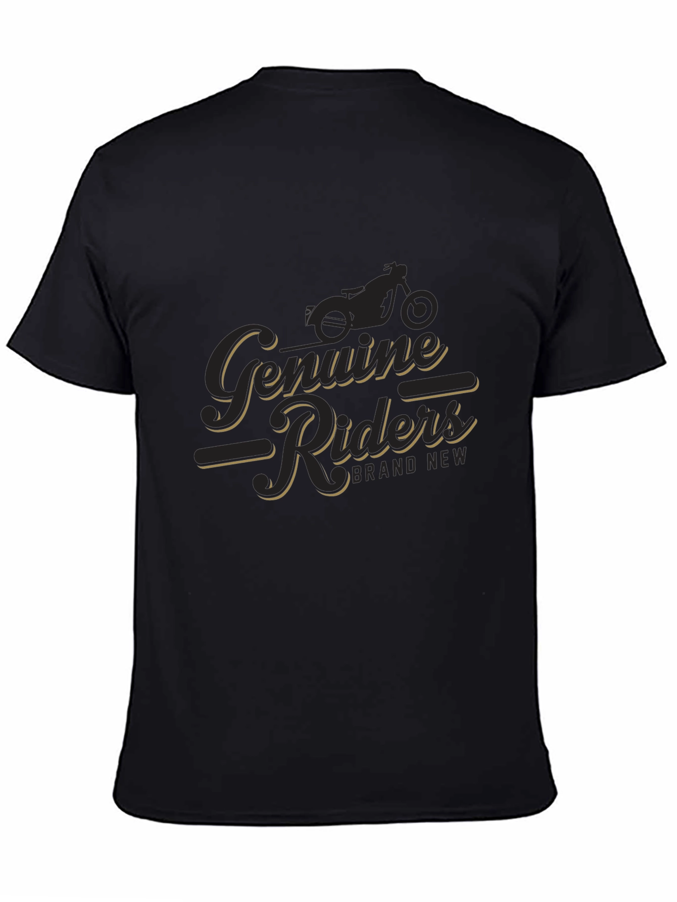Genuine Riders Black T-Shirt