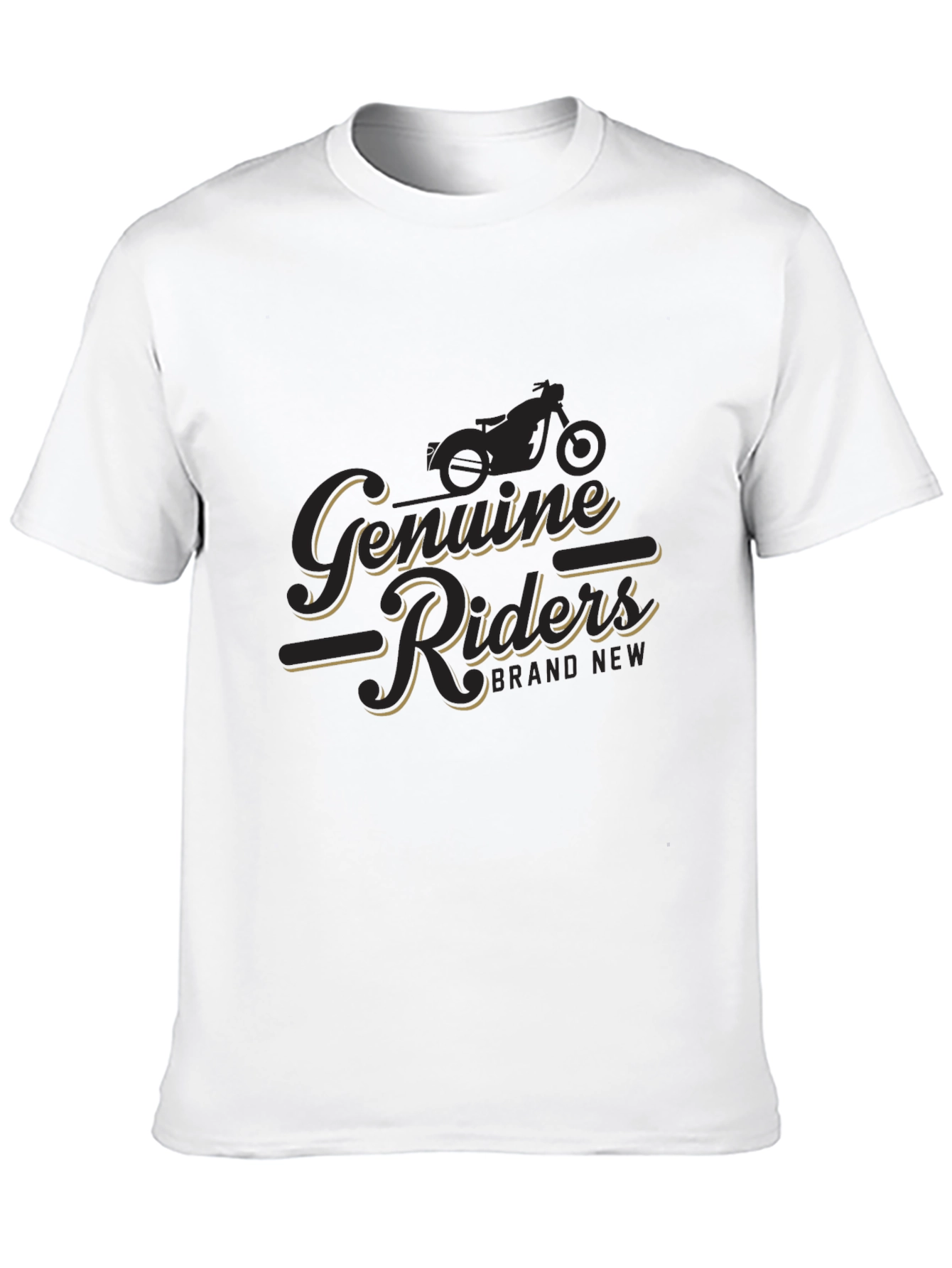 Genuine Riders Black T-Shirt