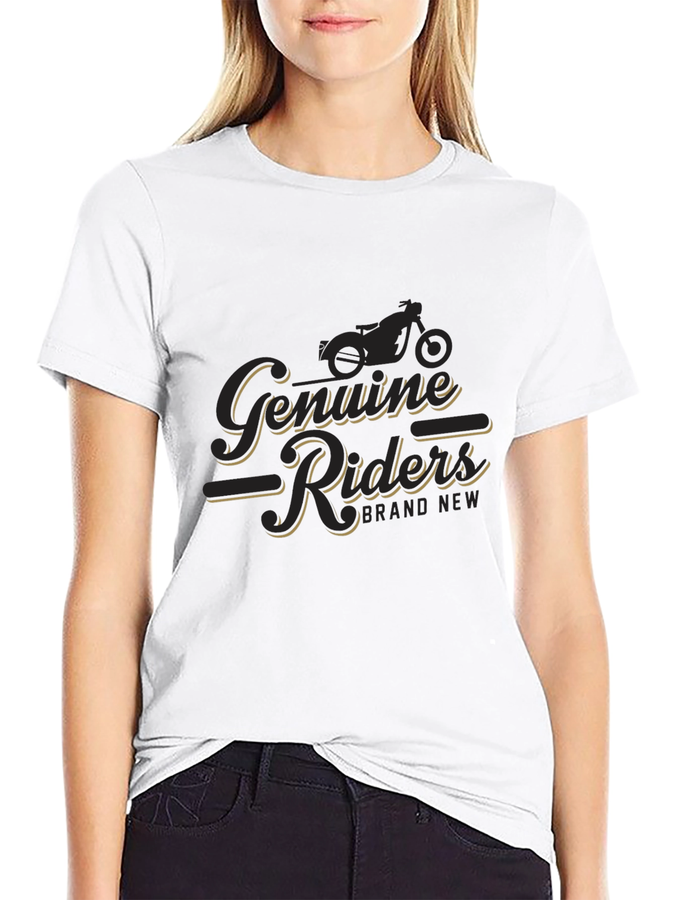 Genuine Riders Black T-Shirt