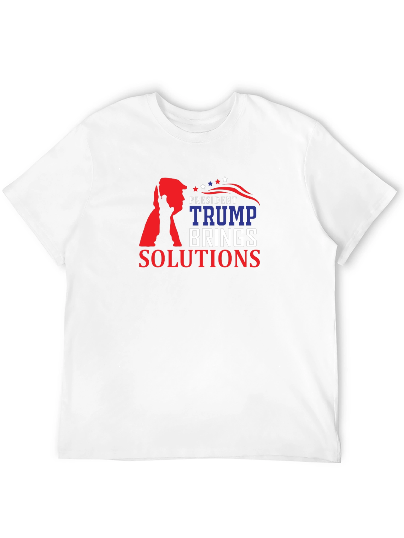 President Trump Brings Solutions Black T-Shirt