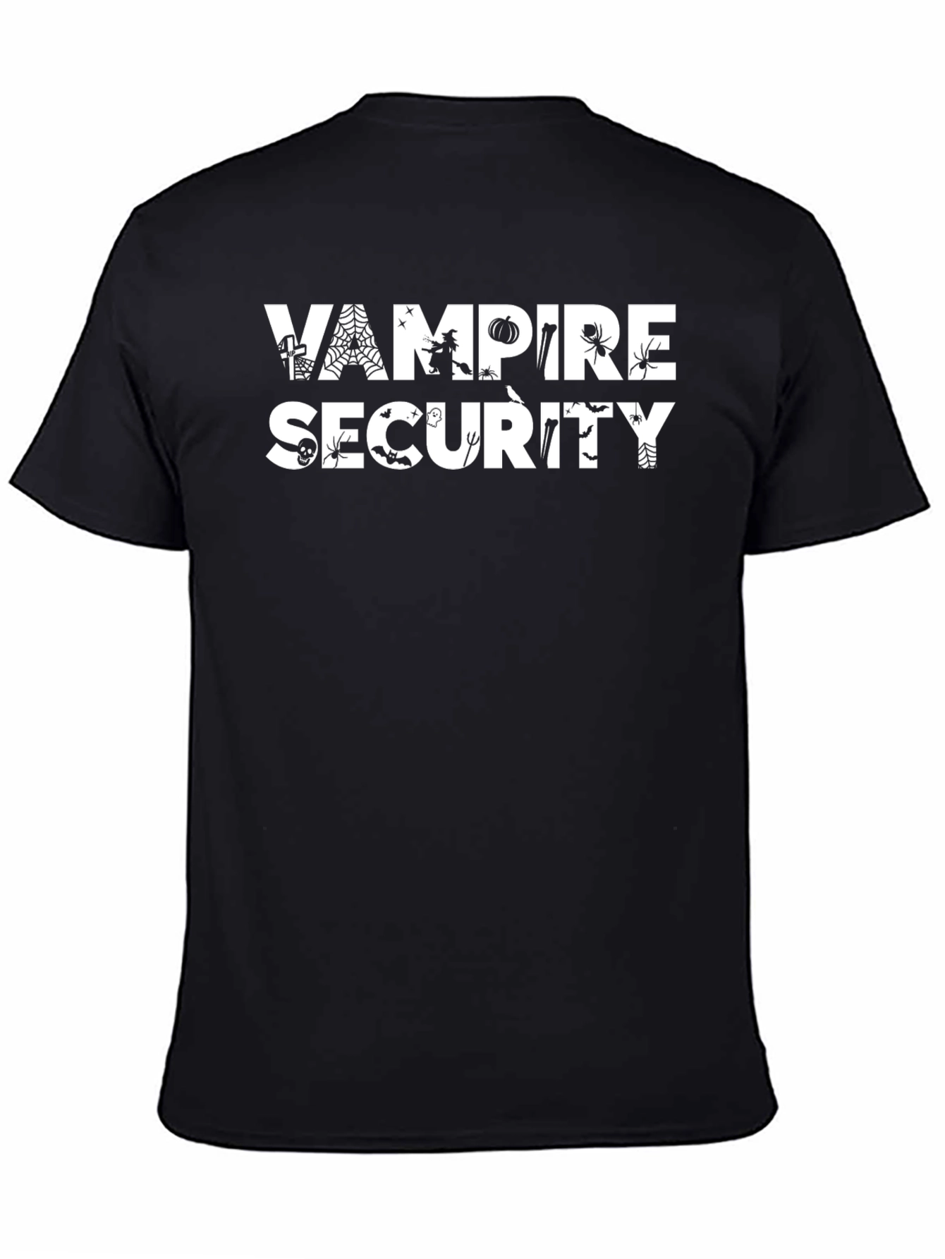 Vampire Security Halloween Graphic T-Shirt