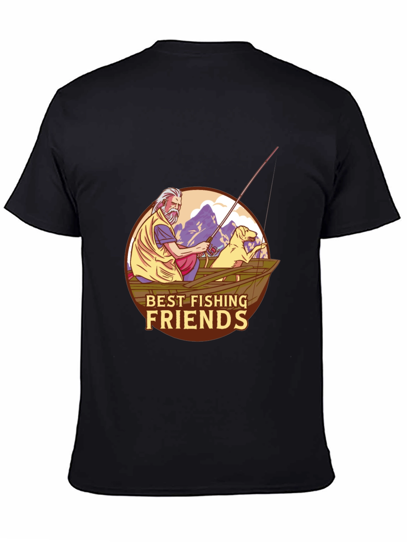 Best Fishing Friends T-Shirt - Fisherman & Dog