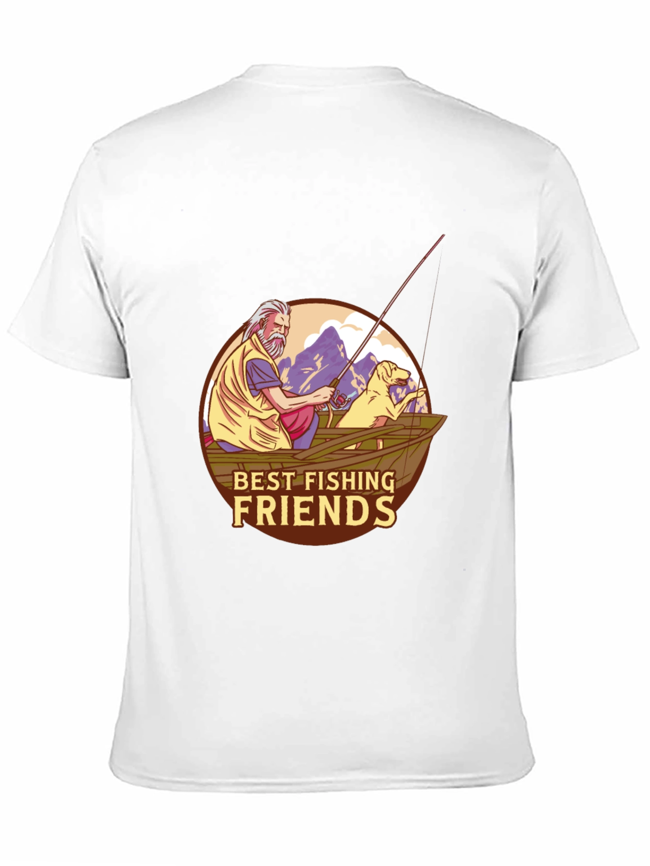 Best Fishing Friends T-Shirt - Fisherman & Dog