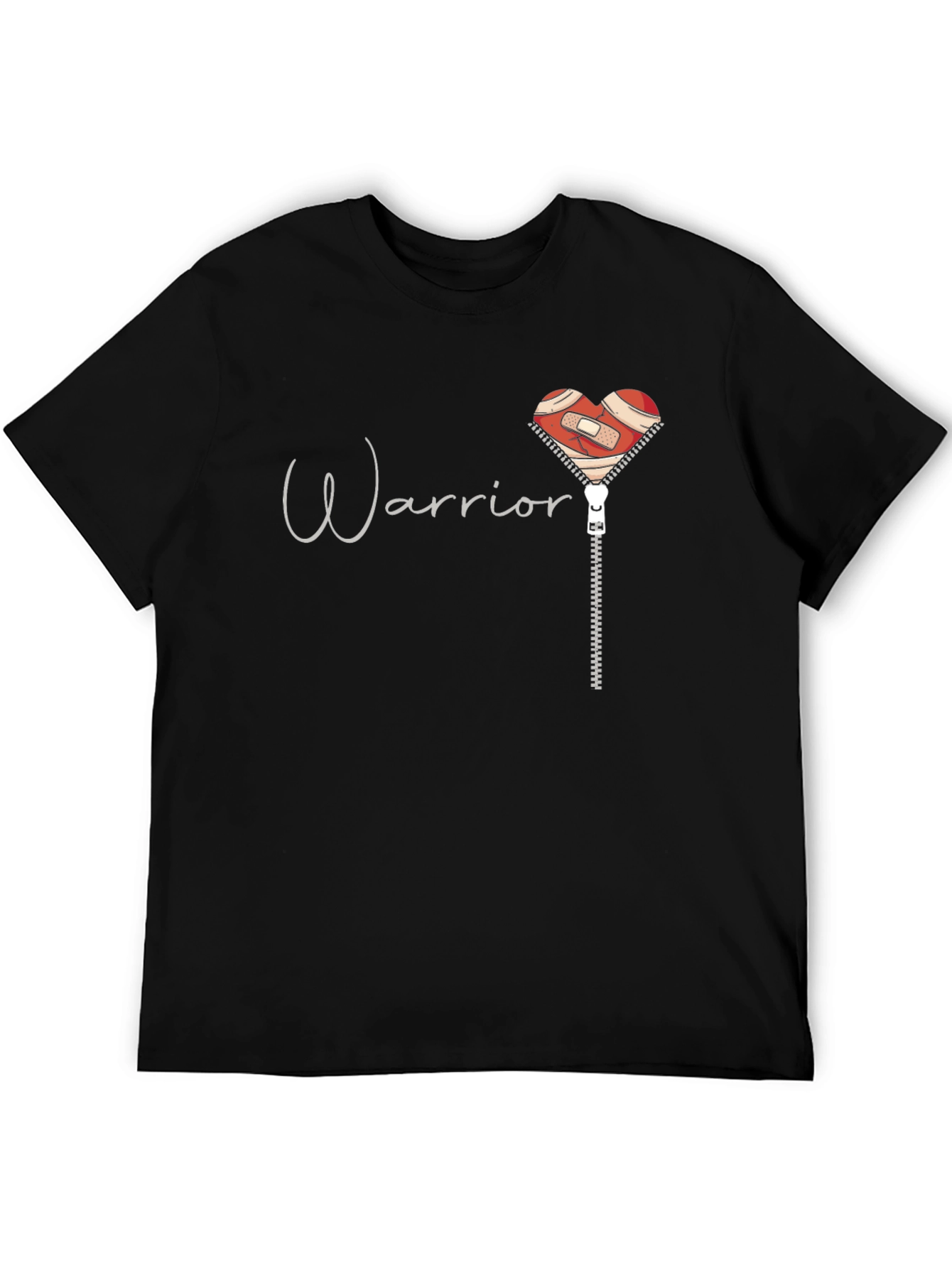Warrior Heart Zipper T-Shirt