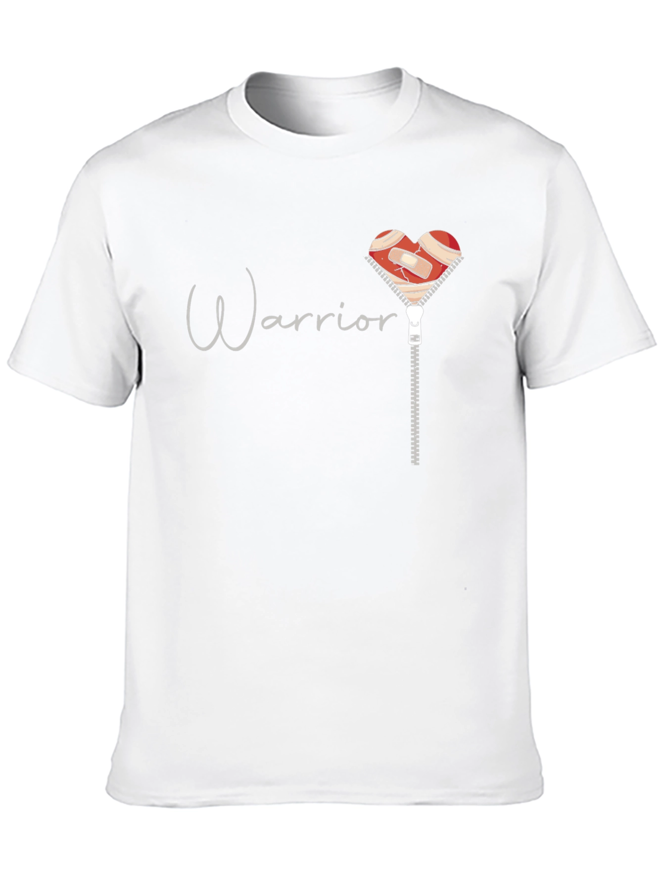 Warrior Heart Zipper T-Shirt