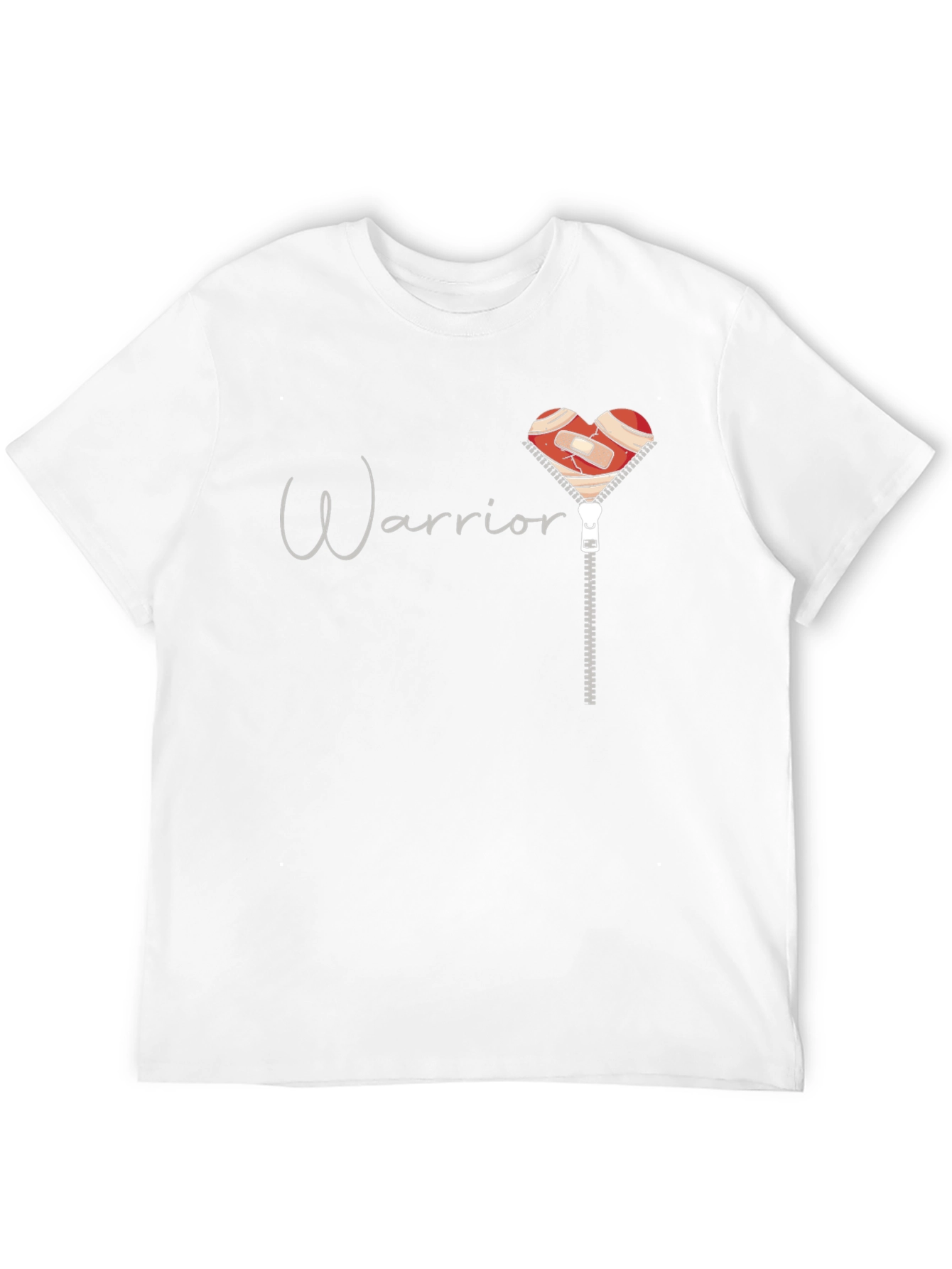 Warrior Heart Zipper T-Shirt