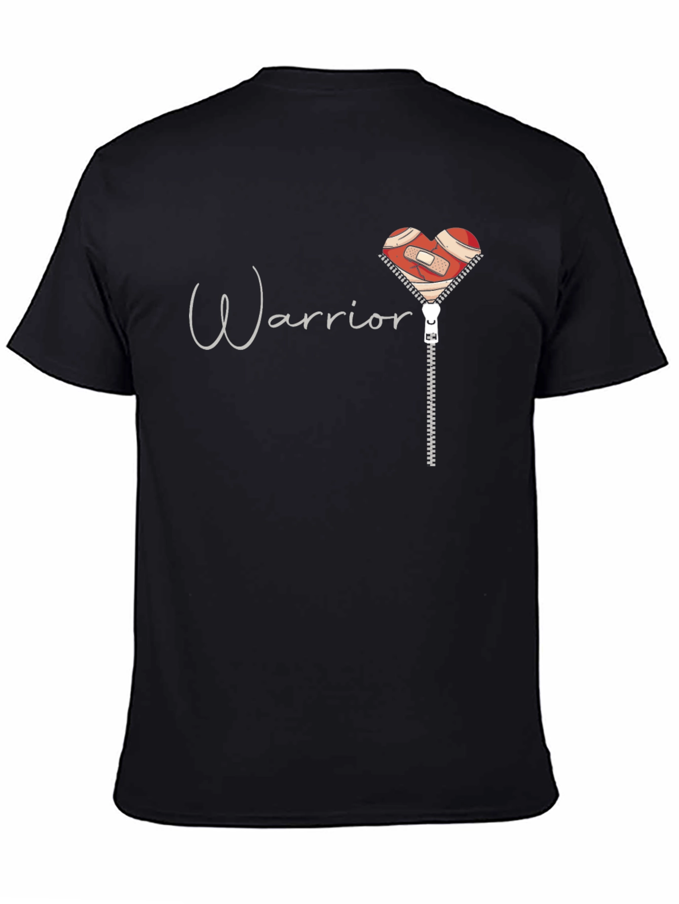 Warrior Heart Zipper T-Shirt