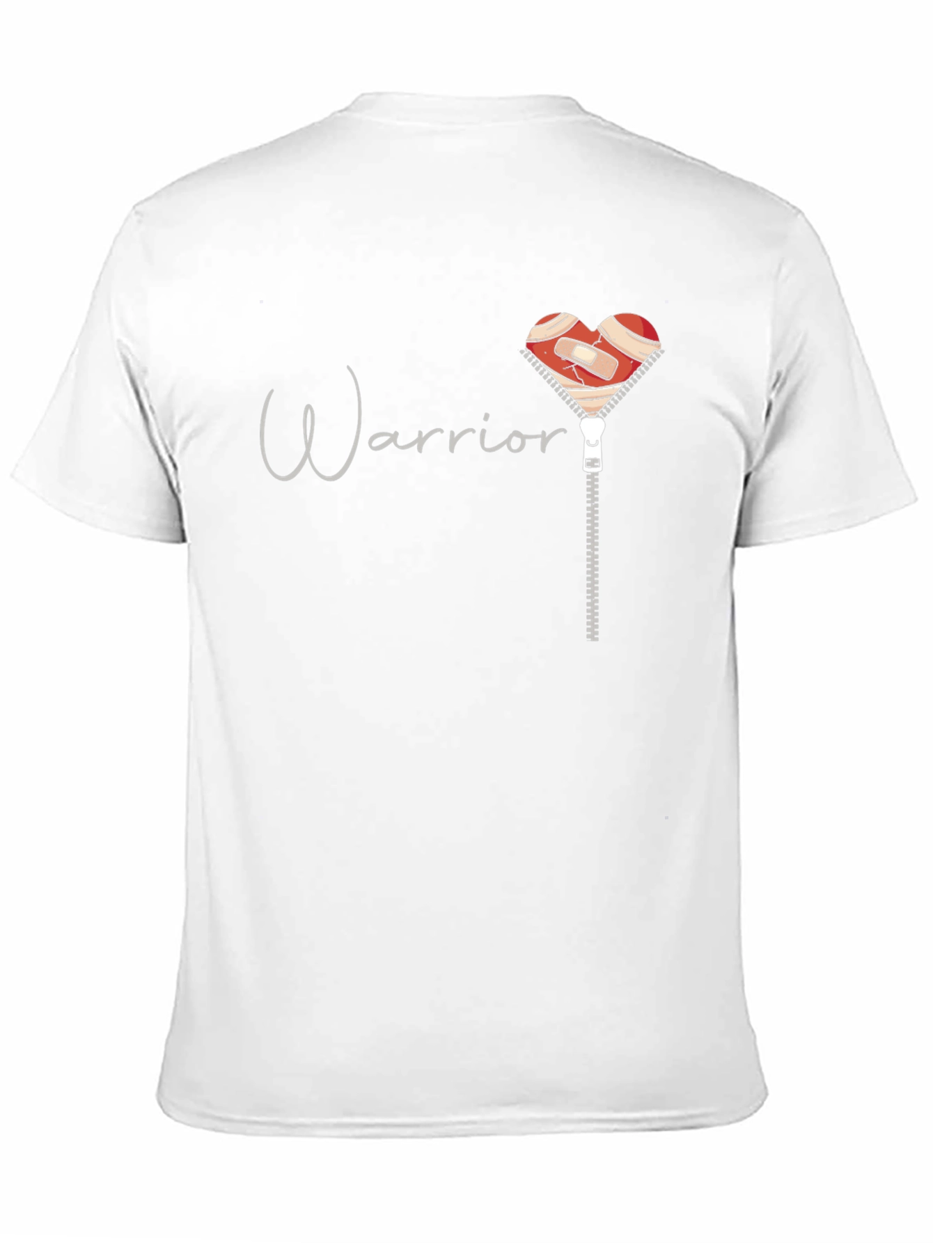 Warrior Heart Zipper T-Shirt