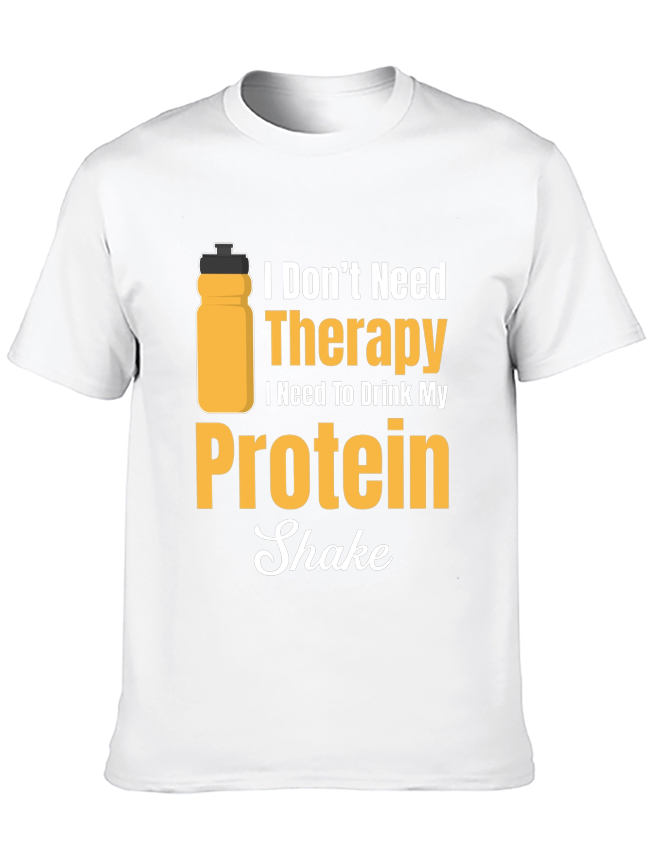 Protein Shake Therapy T-Shirt - Gym Workout Apparel