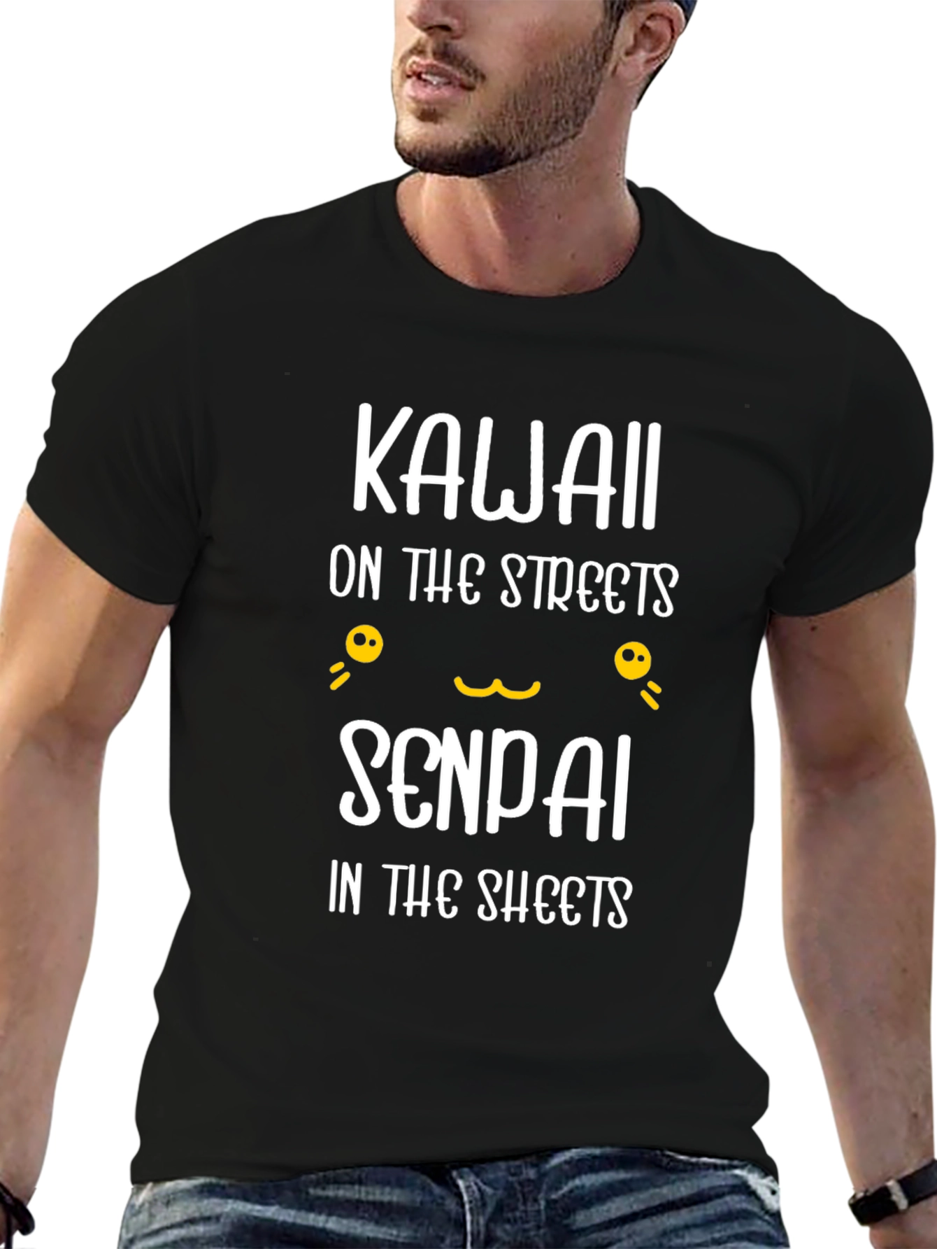 Kawaii Senpai Graphic T-Shirt - Anime Inspired Tee