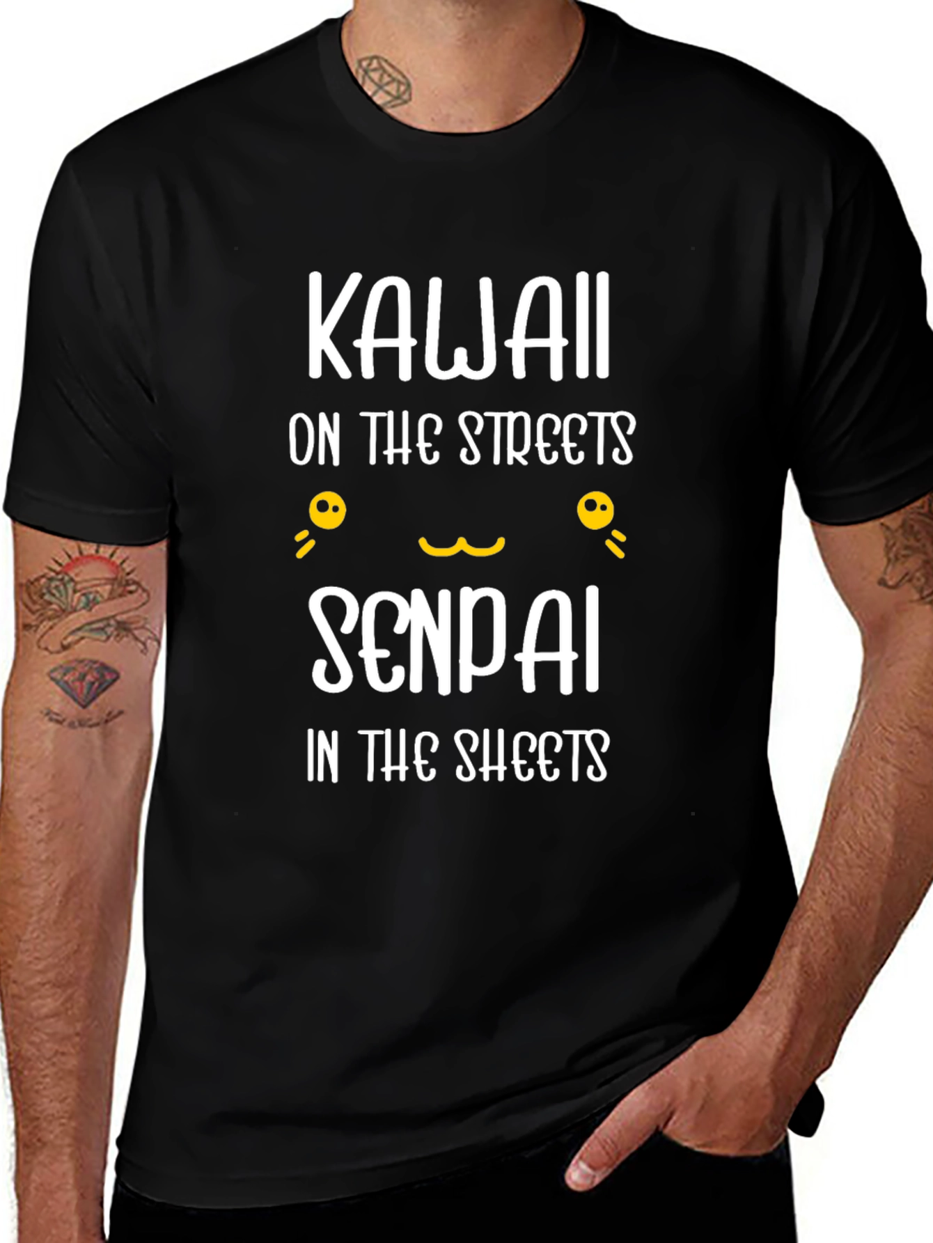 Kawaii Senpai Graphic T-Shirt - Anime Inspired Tee