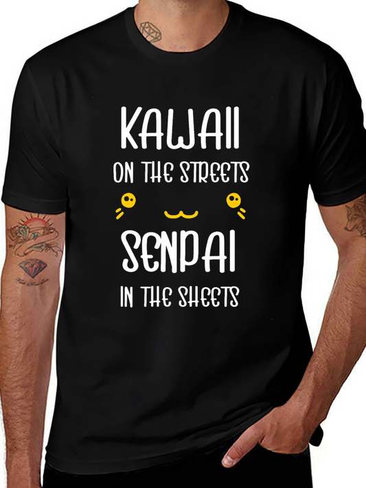 Kawaii Senpai Graphic T-Shirt - Anime Inspired Tee
