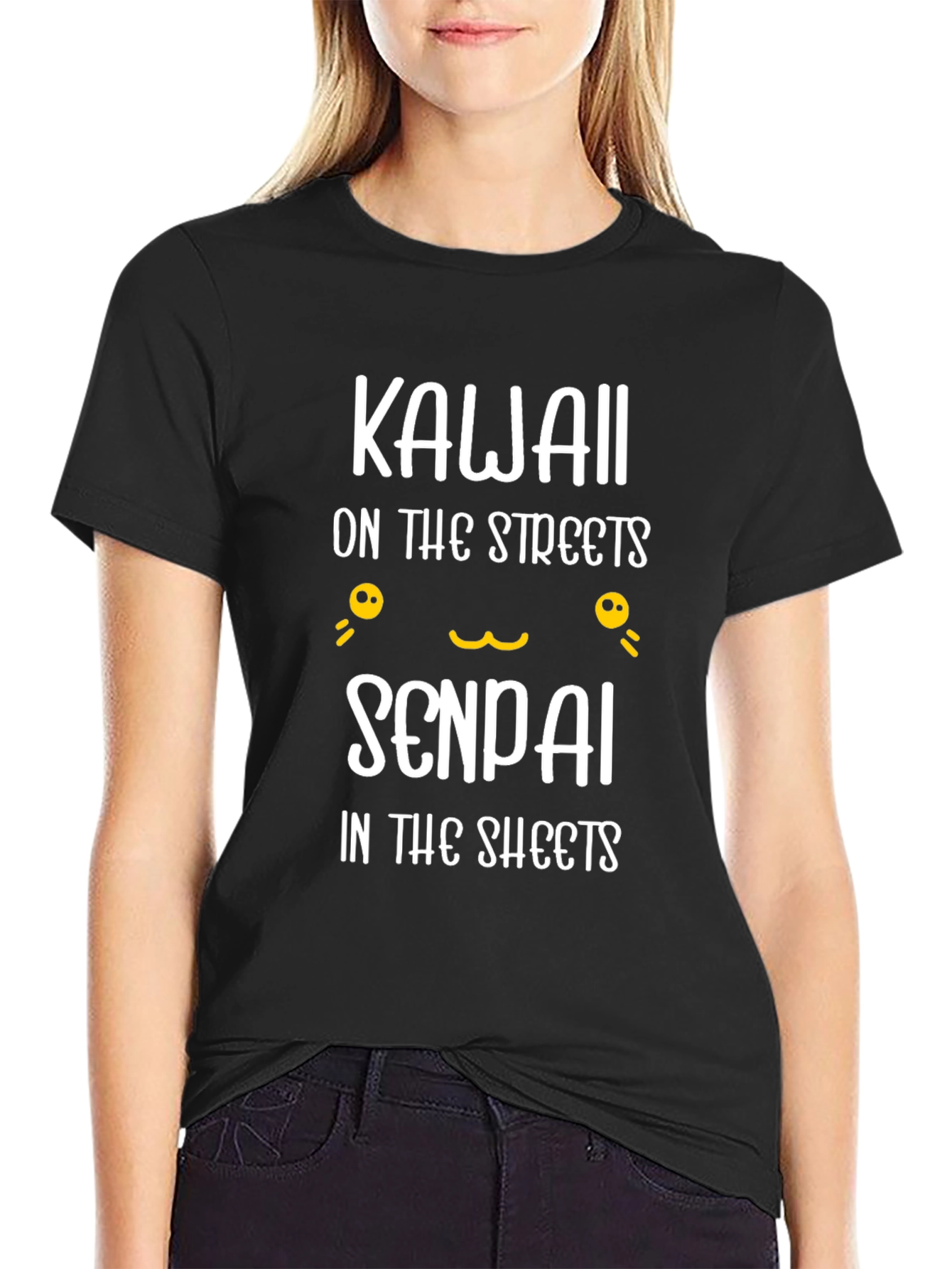 Kawaii Senpai Graphic T-Shirt - Anime Inspired Tee