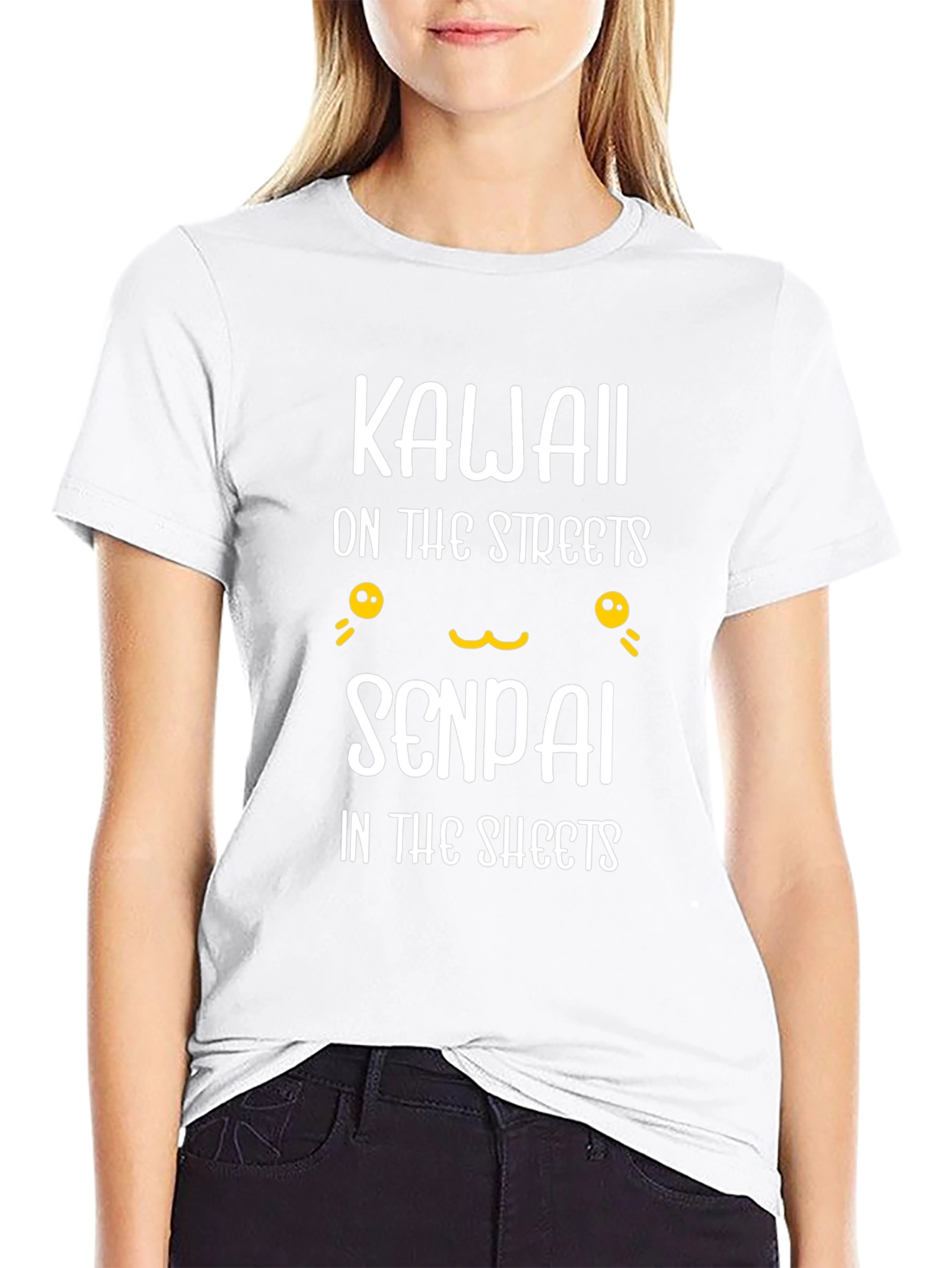 Kawaii Senpai Graphic T-Shirt - Anime Inspired Tee