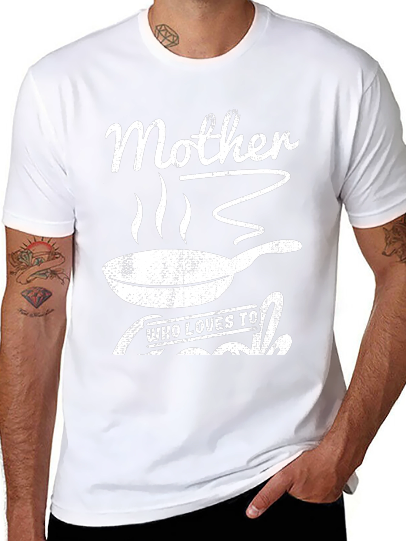 Mother Who Loves to Cook Black T-Shirt