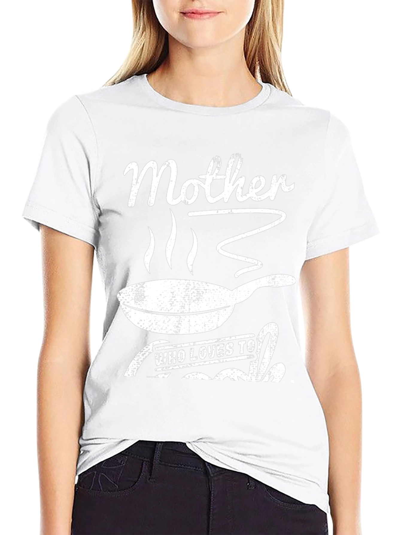 Mother Who Loves to Cook Black T-Shirt