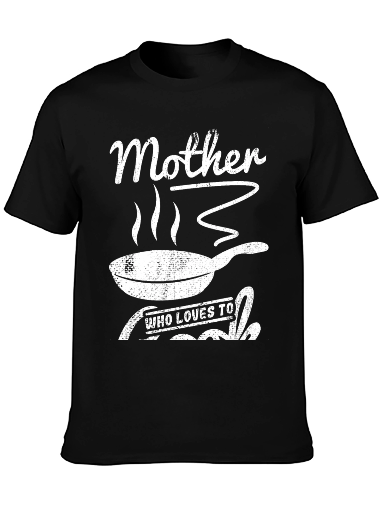 Mother Who Loves to Cook Black T-Shirt