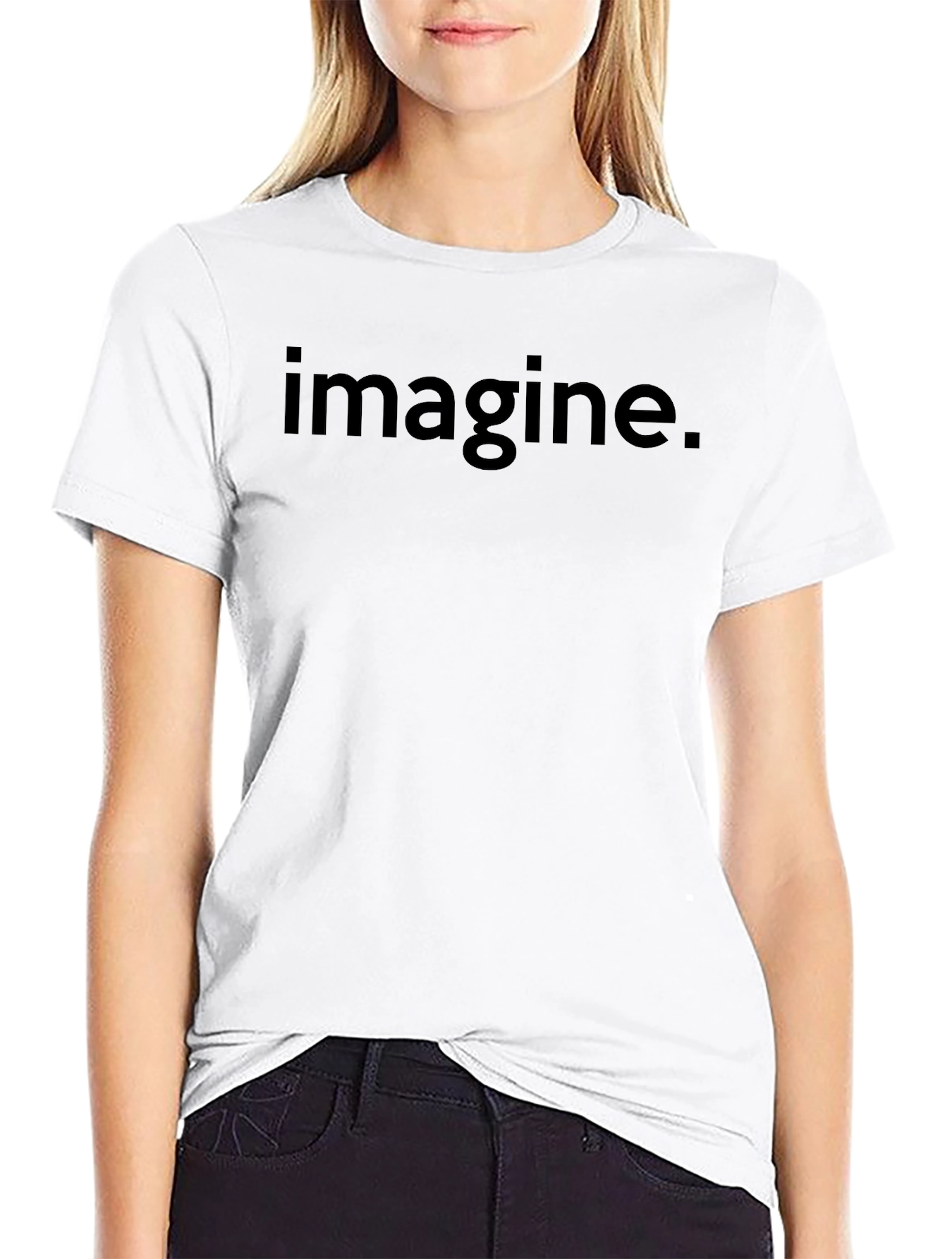 Imagine Graphic T-Shirt - Black