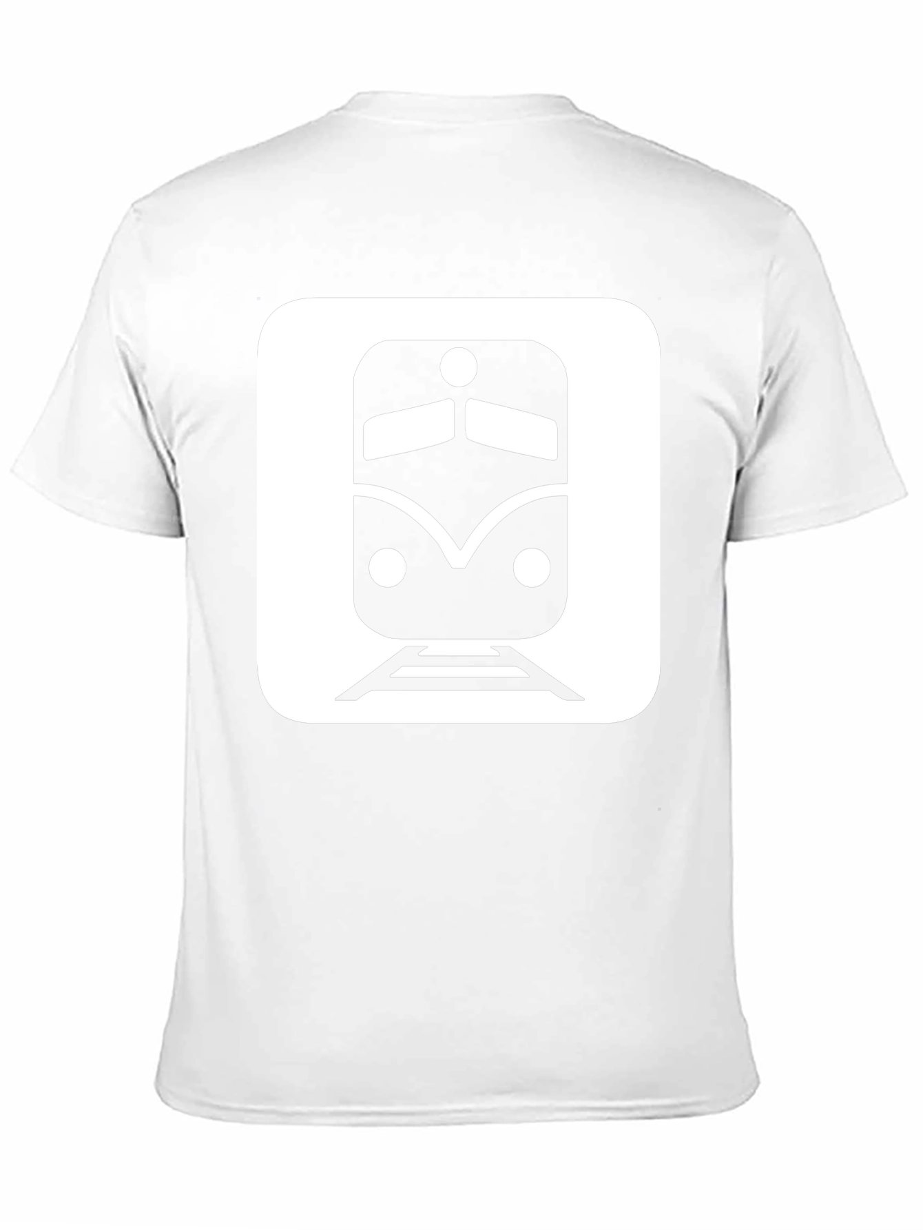 Train Graphic Tee - Stylish Black Cotton T-Shirt