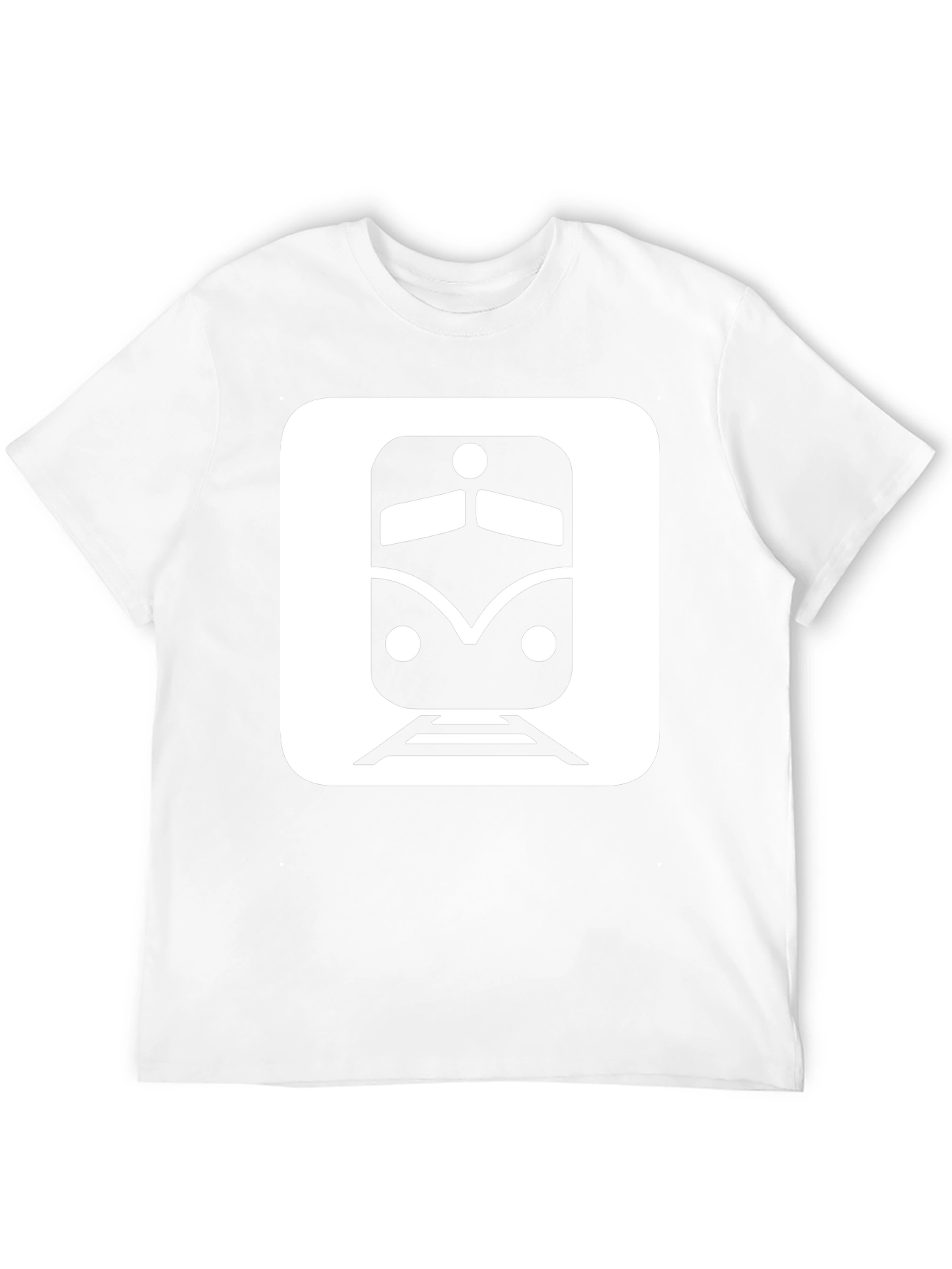 Train Graphic Tee - Stylish Black Cotton T-Shirt