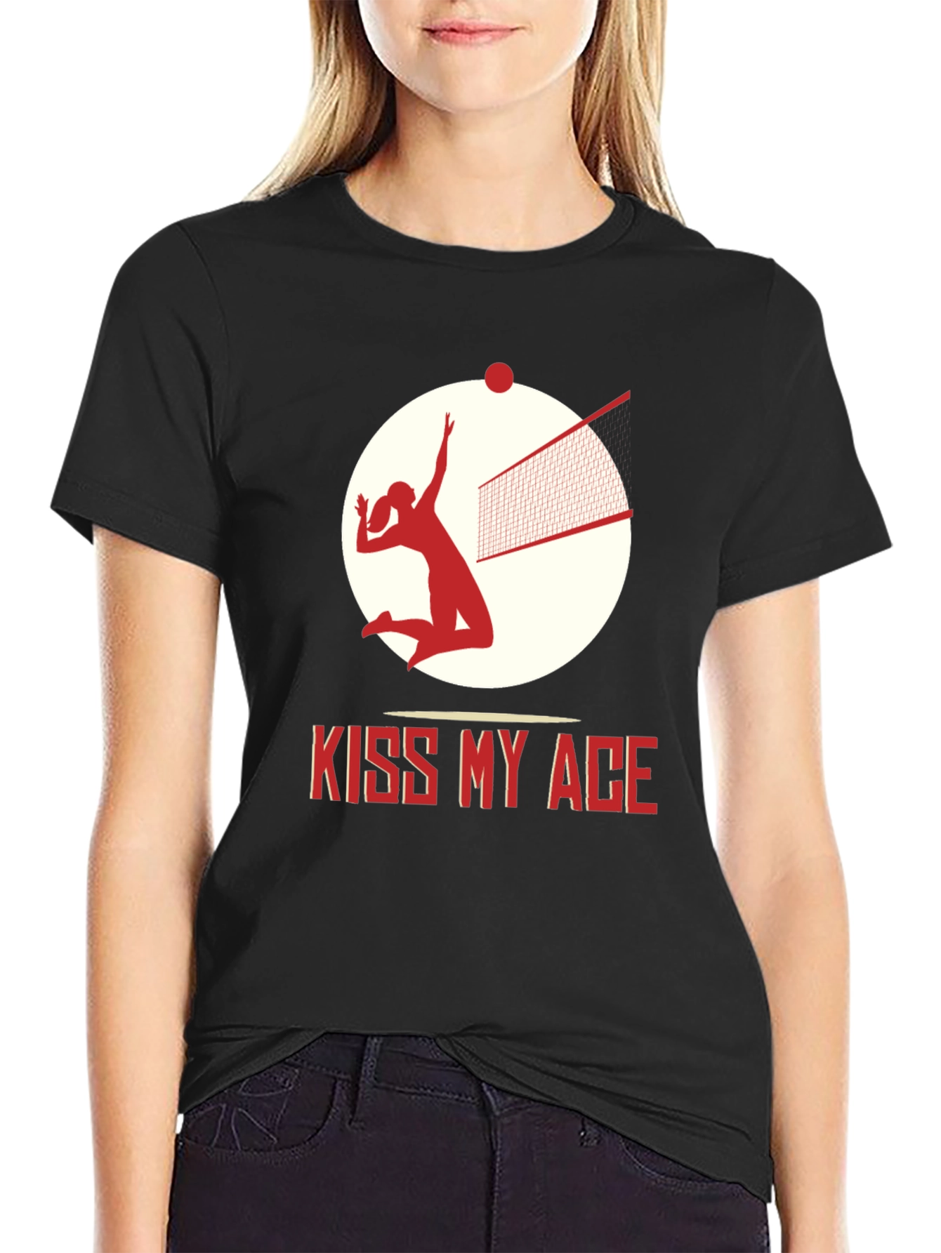 Kiss My Ace Volleyball T-Shirt
