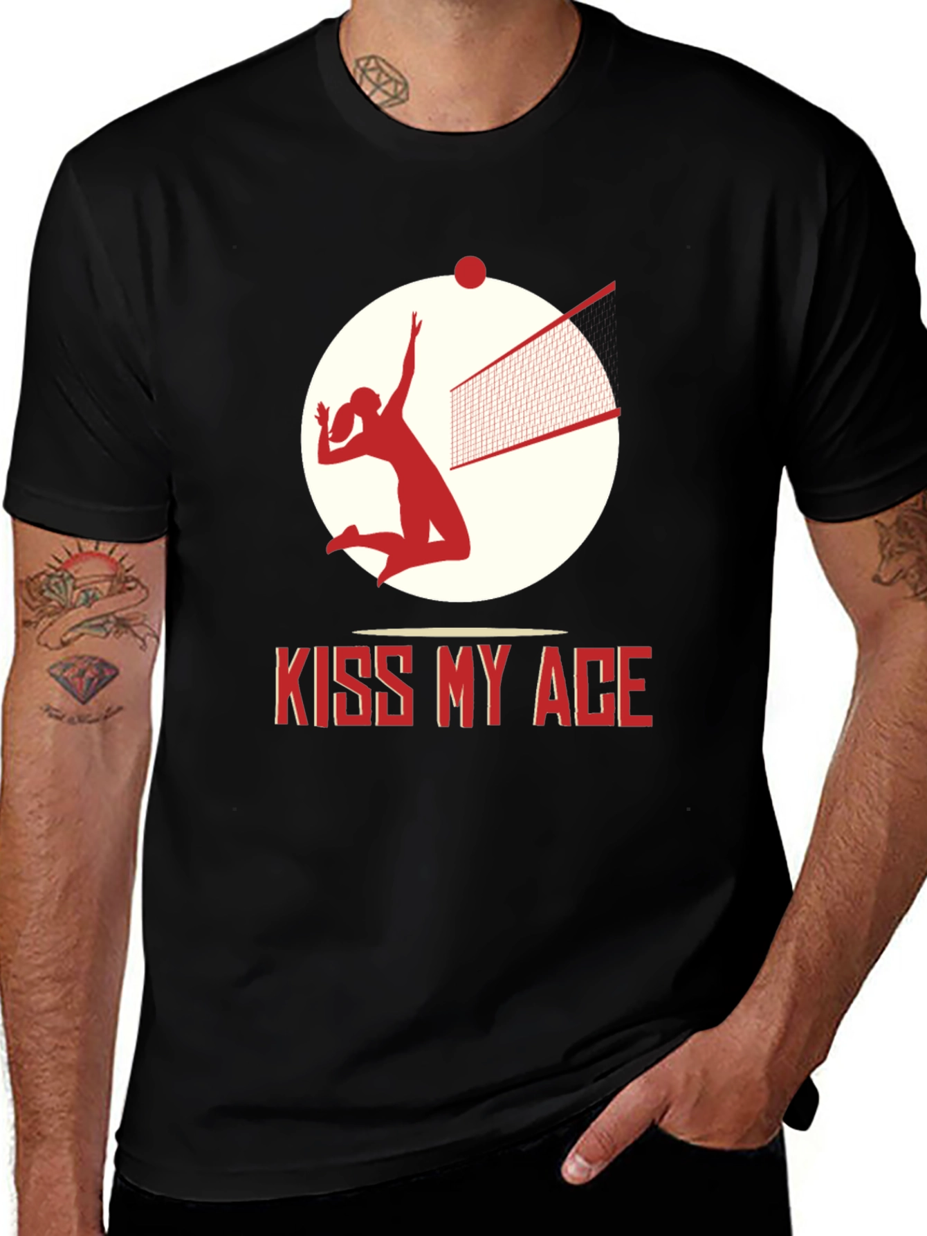 Kiss My Ace Volleyball T-Shirt