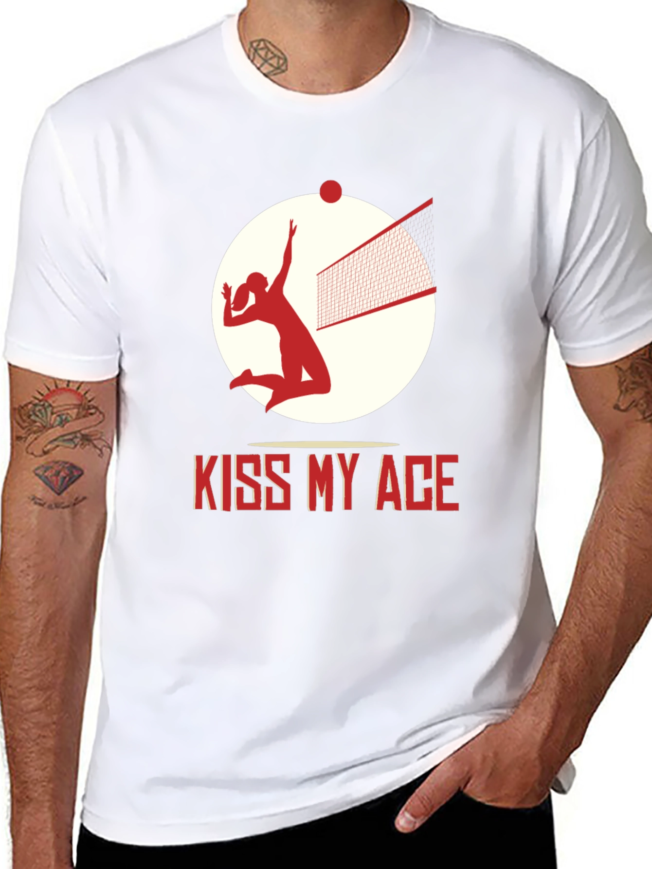 Kiss My Ace Volleyball T-Shirt