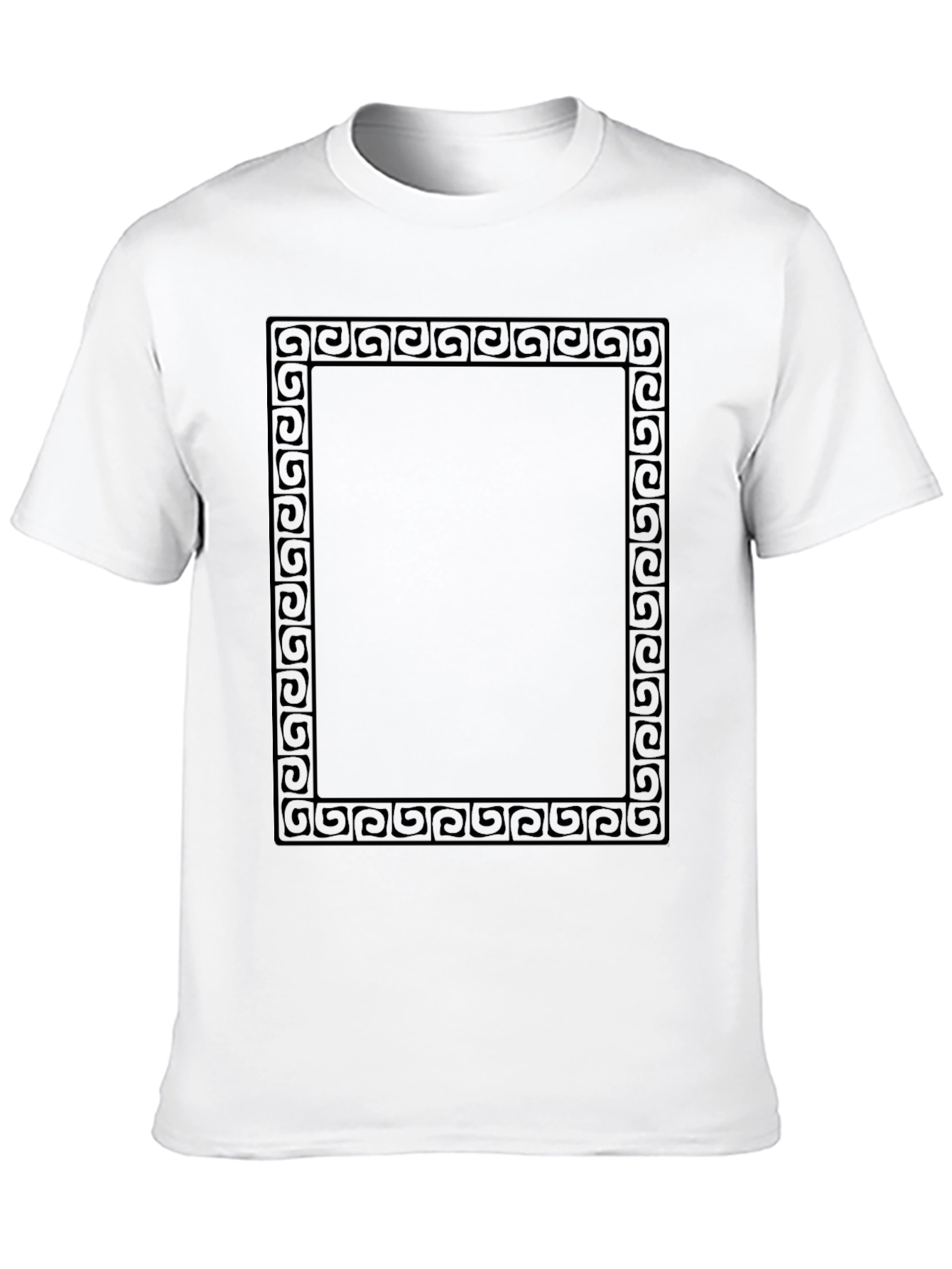 Geometric Frame Black T-Shirt