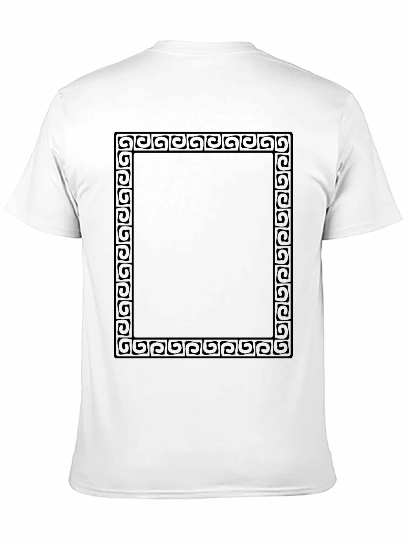 Geometric Frame Black T-Shirt