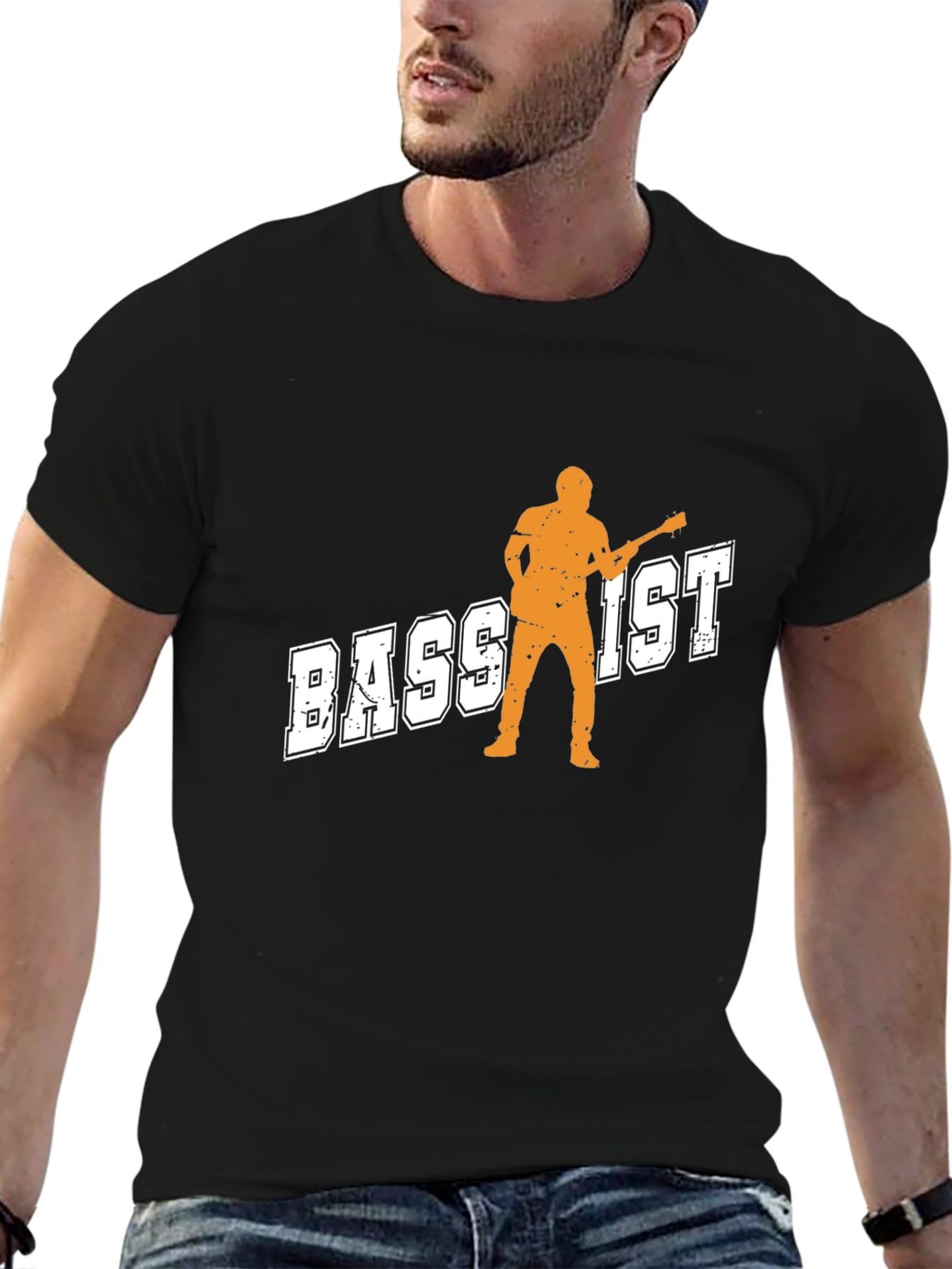 Bassist Graphic T-Shirt - Black