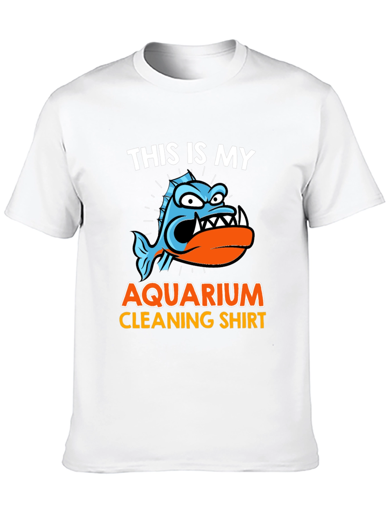 Aquarium Cleaning T-Shirt - Funny Fish Keeper Tee