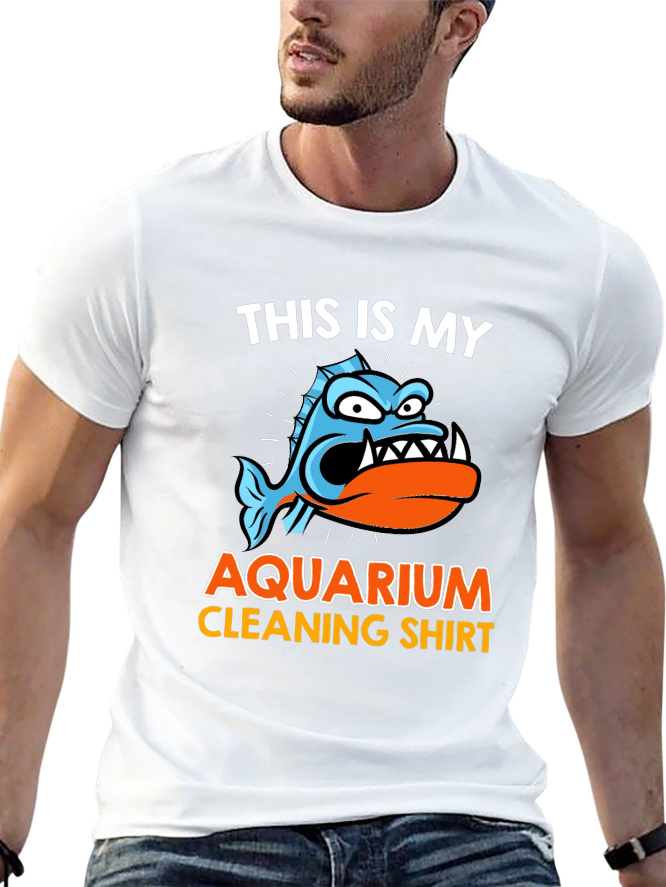 Aquarium Cleaning T-Shirt - Funny Fish Keeper Tee