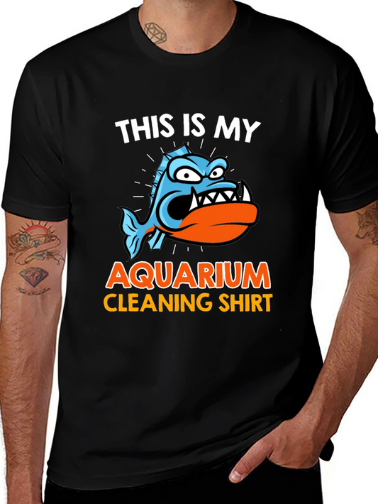 Aquarium Cleaning T-Shirt - Funny Fish Keeper Tee